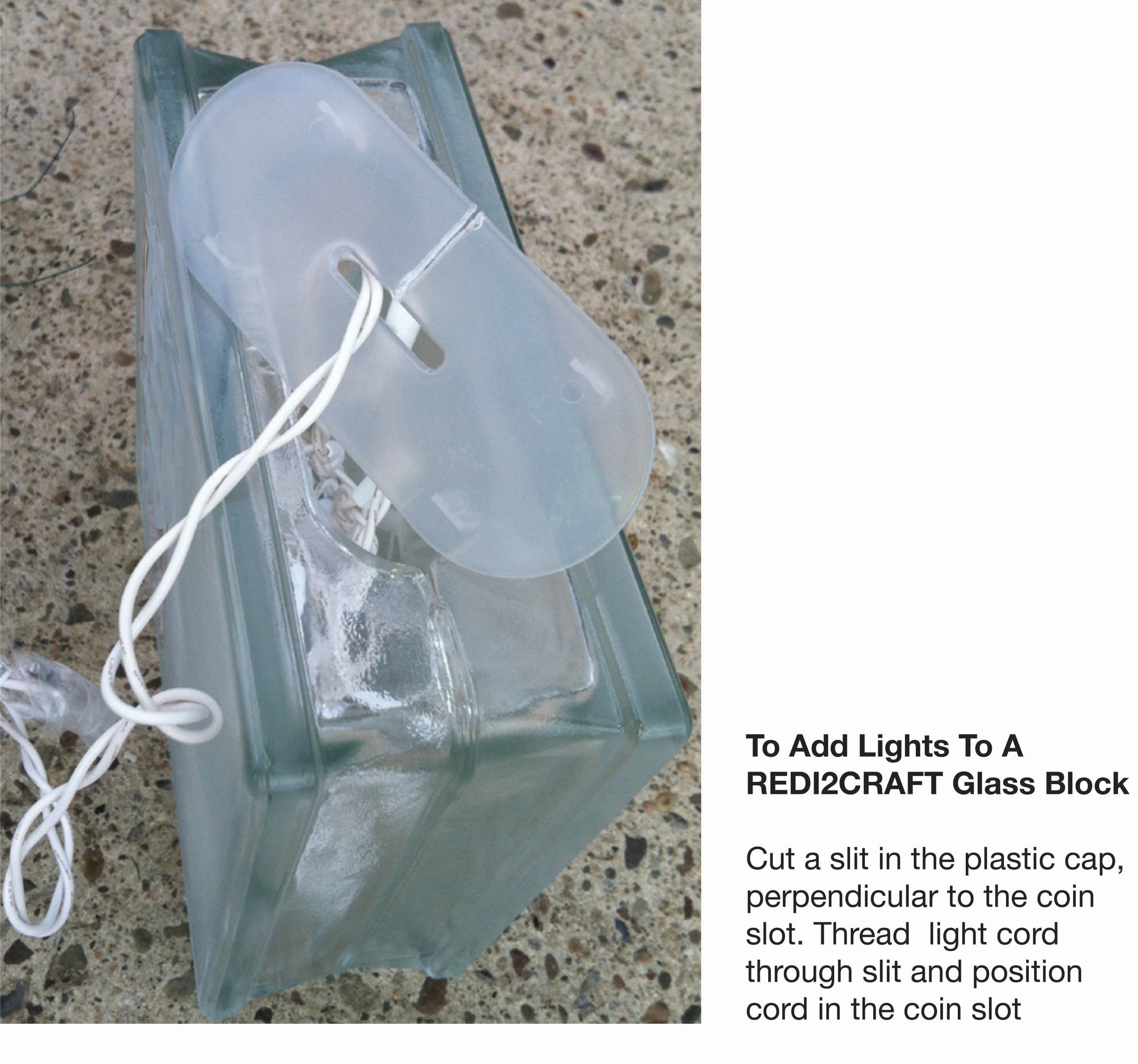 7.5 Decorative Glass Block by ArtMinds®