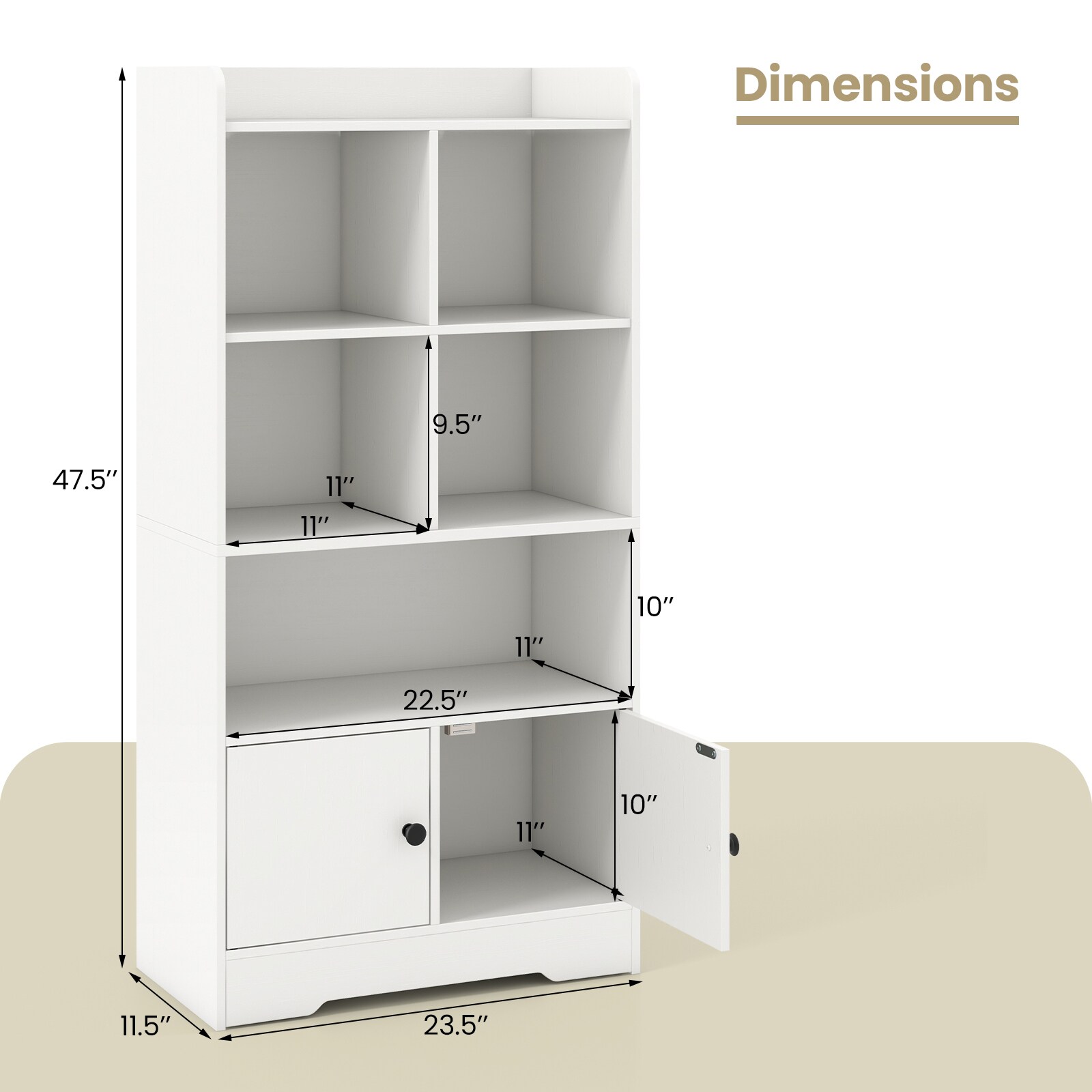 Slickblue D-CO-HW38601VJ bookcases - View #5