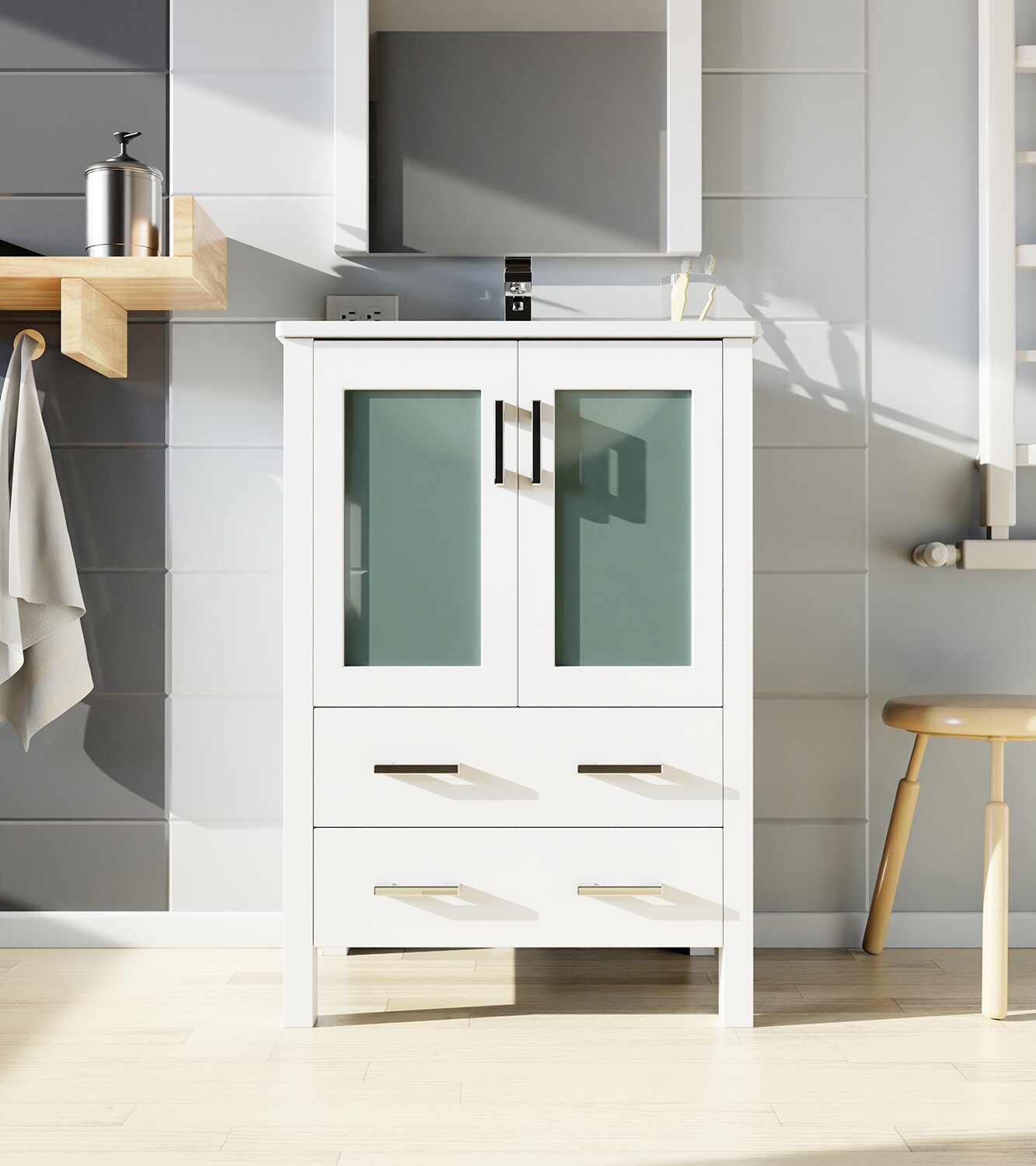 Lexora LV341824SAES000 Bath-Vanity-Combo - View #11