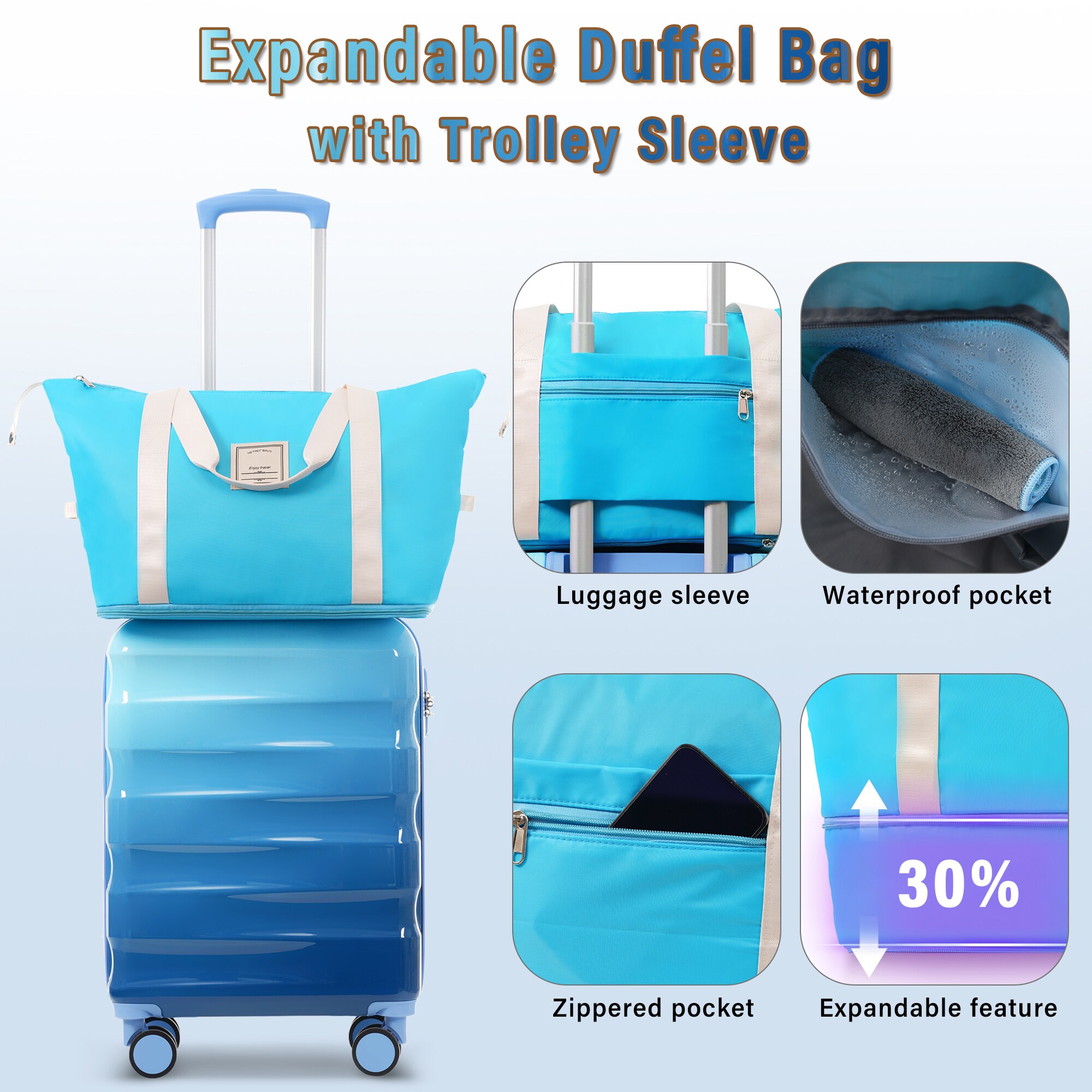 Bybafun YD9500044 Luggage-And-Luggage-Sets - View #4