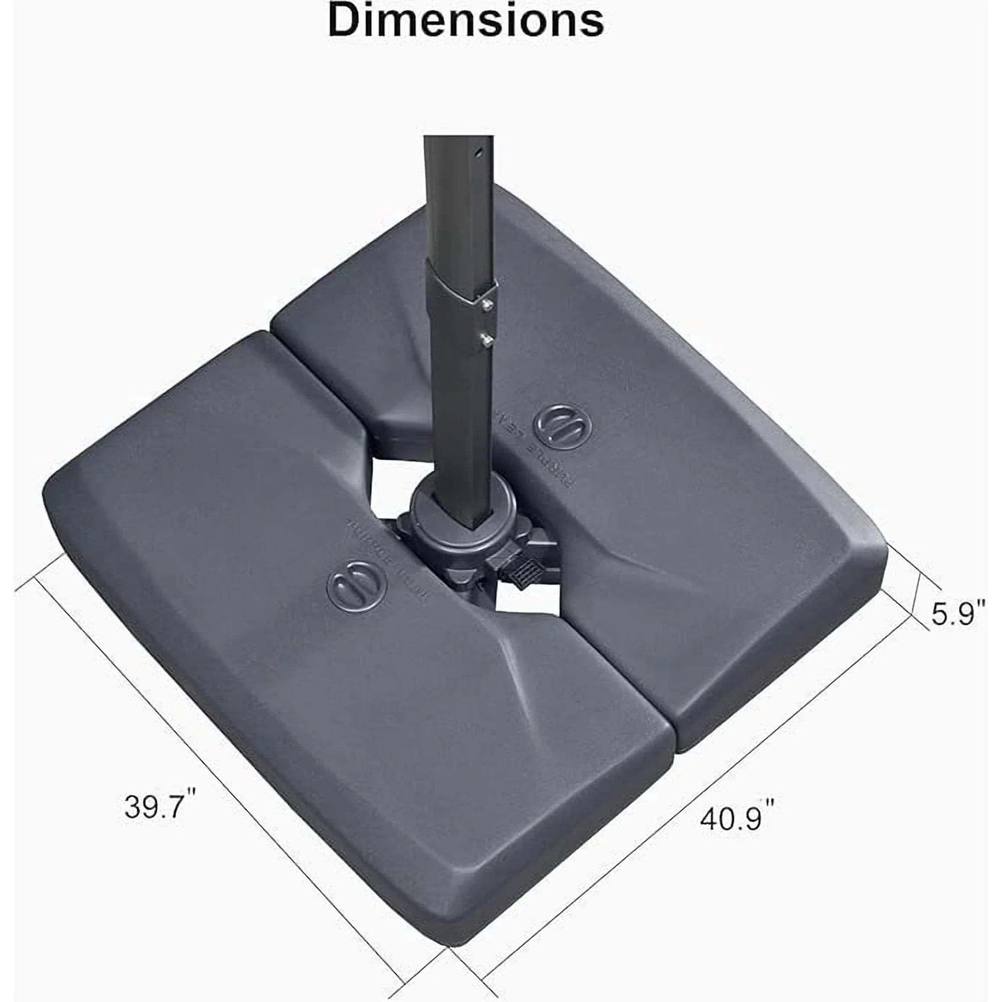 PURPLE LEAF LS05ALFGYBS-120 Umbrella-Bases - View #5