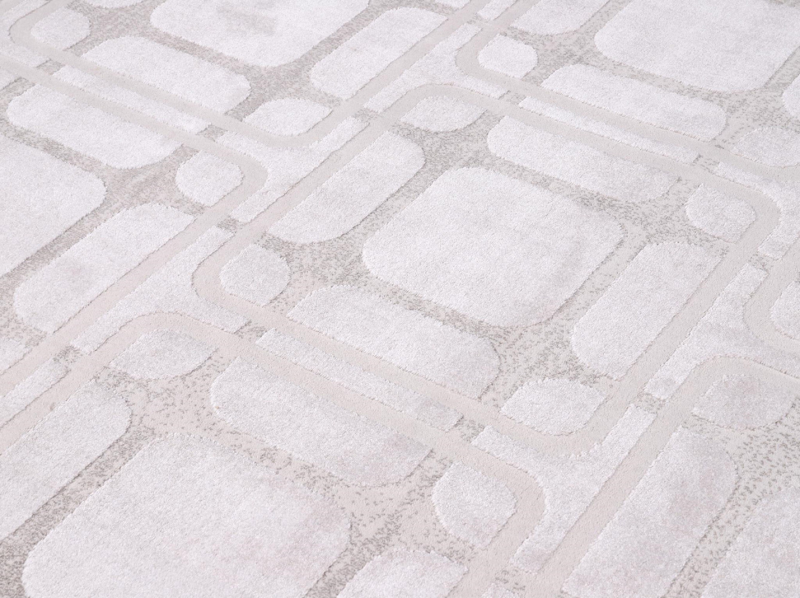 Hypnos Multicolor Geometric Reversible Synthetic Rug, 5'3" x 7'7"