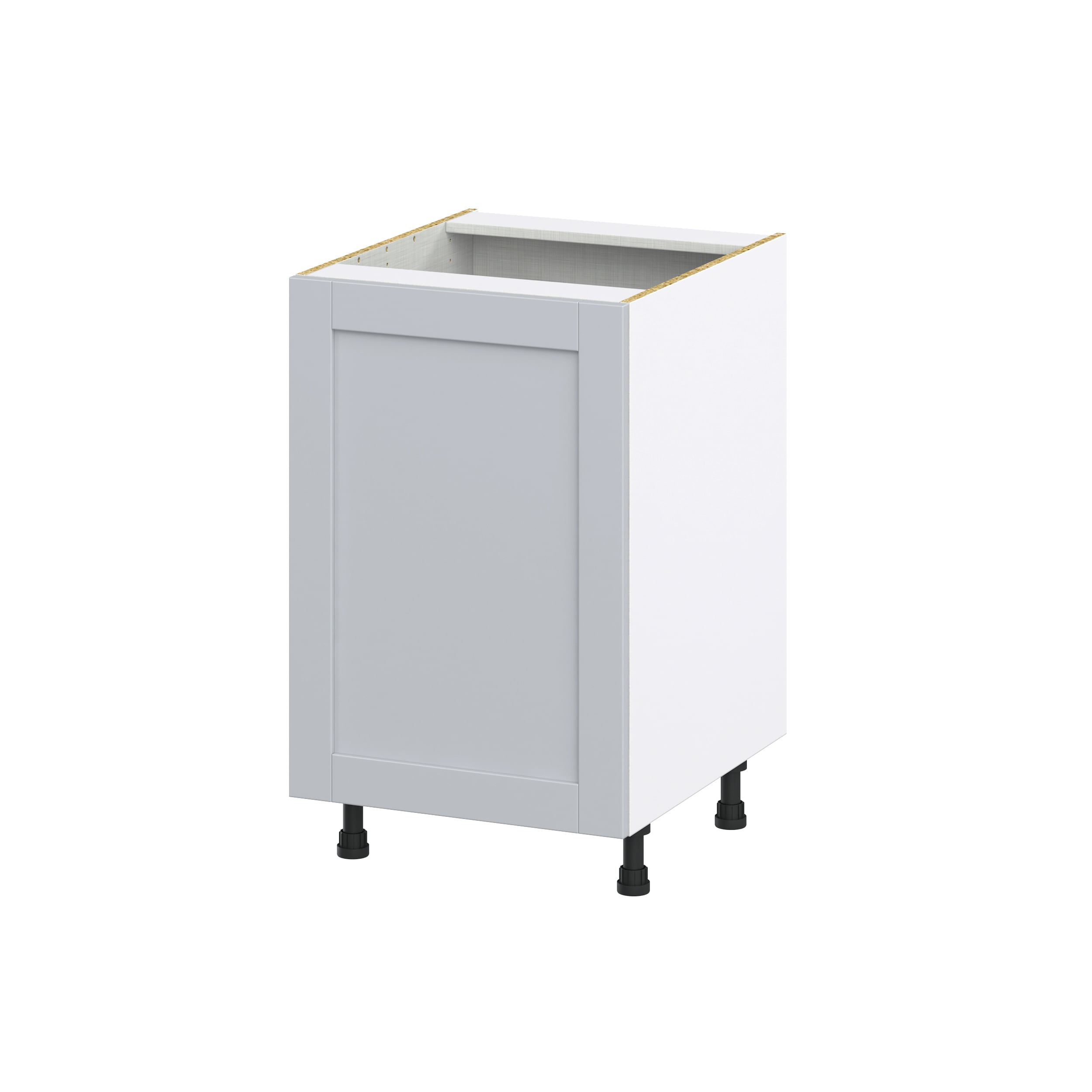 Hugo&Borg Charlesberg 12-in W x 34.5-in H x 21-in D Gray 3-Drawer Base Fully Assembled Cabinet (Recessed Panel Style)
