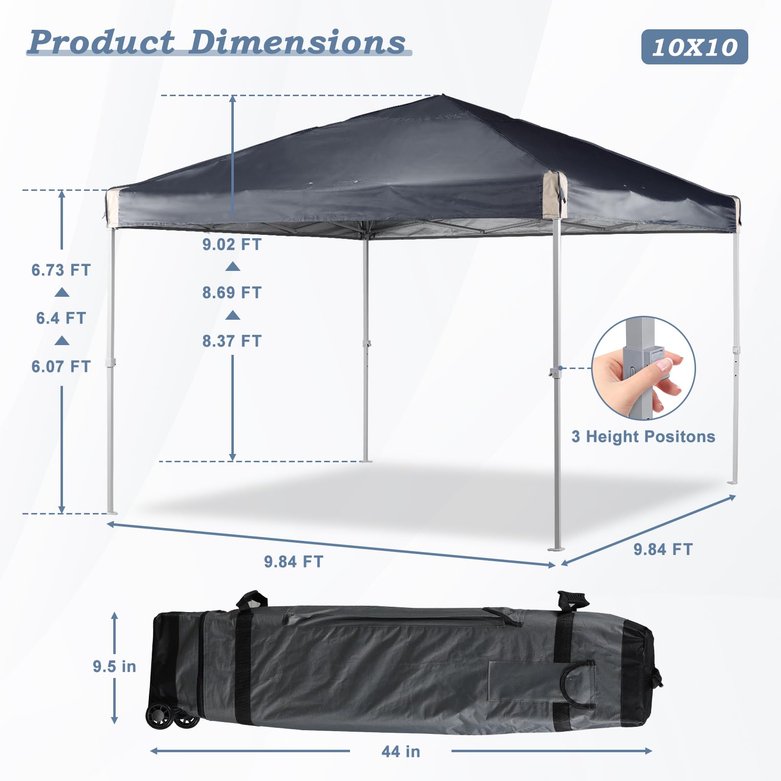 Aoodor A152-PBKDR Canopies-Sl - View #2