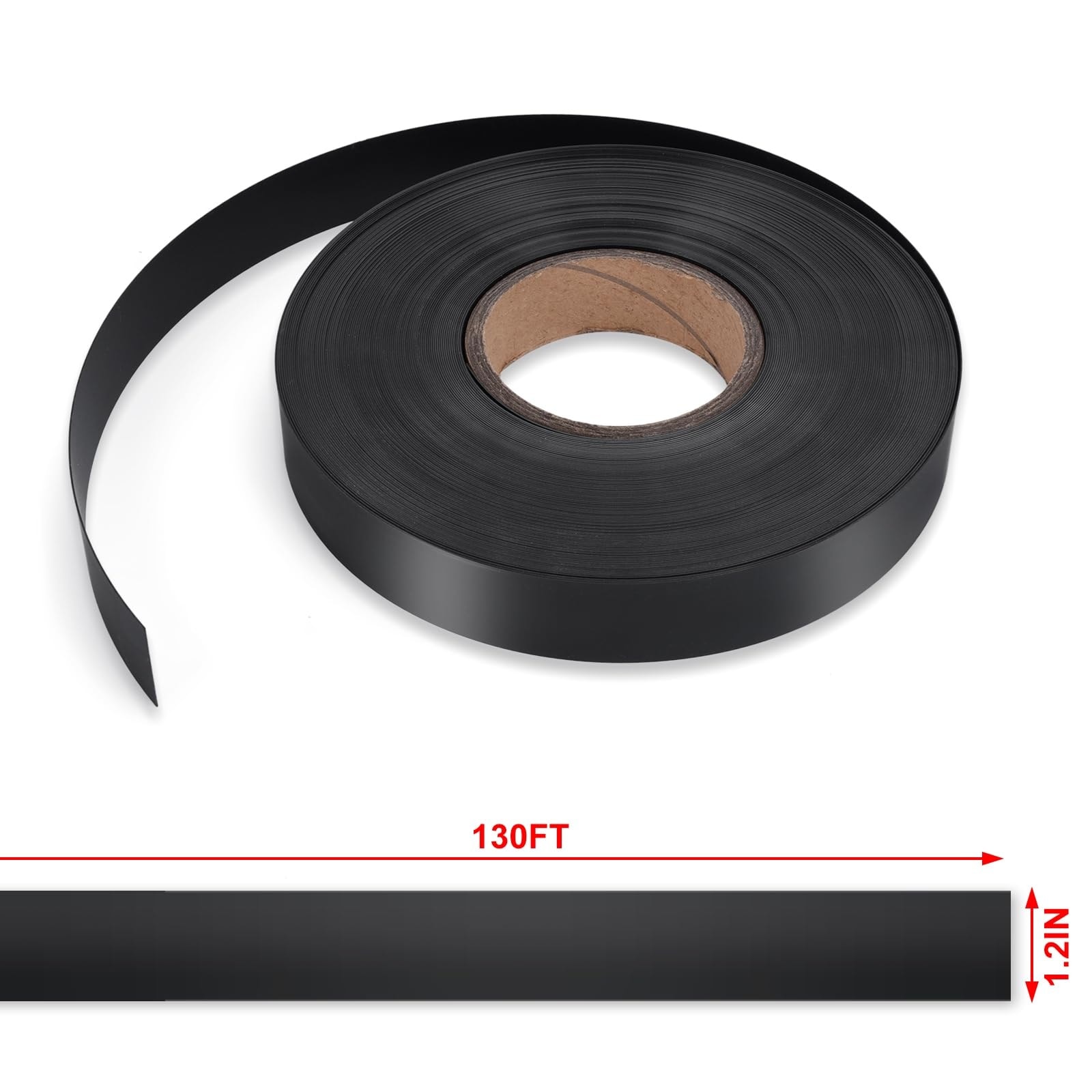 Etokfoks  Slatwall Inserts Black Vinyl 130 FT Length Decorative Wall Plate Gap Covers 1 Pack