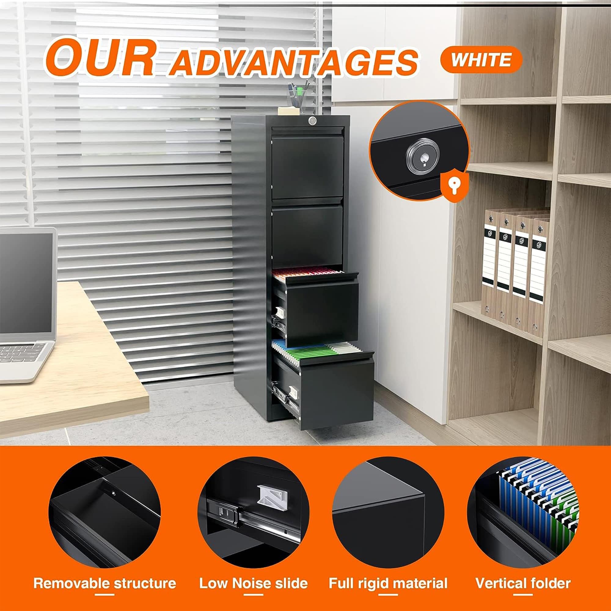 AOBABO 323130 Filing-Cabinets - View #4