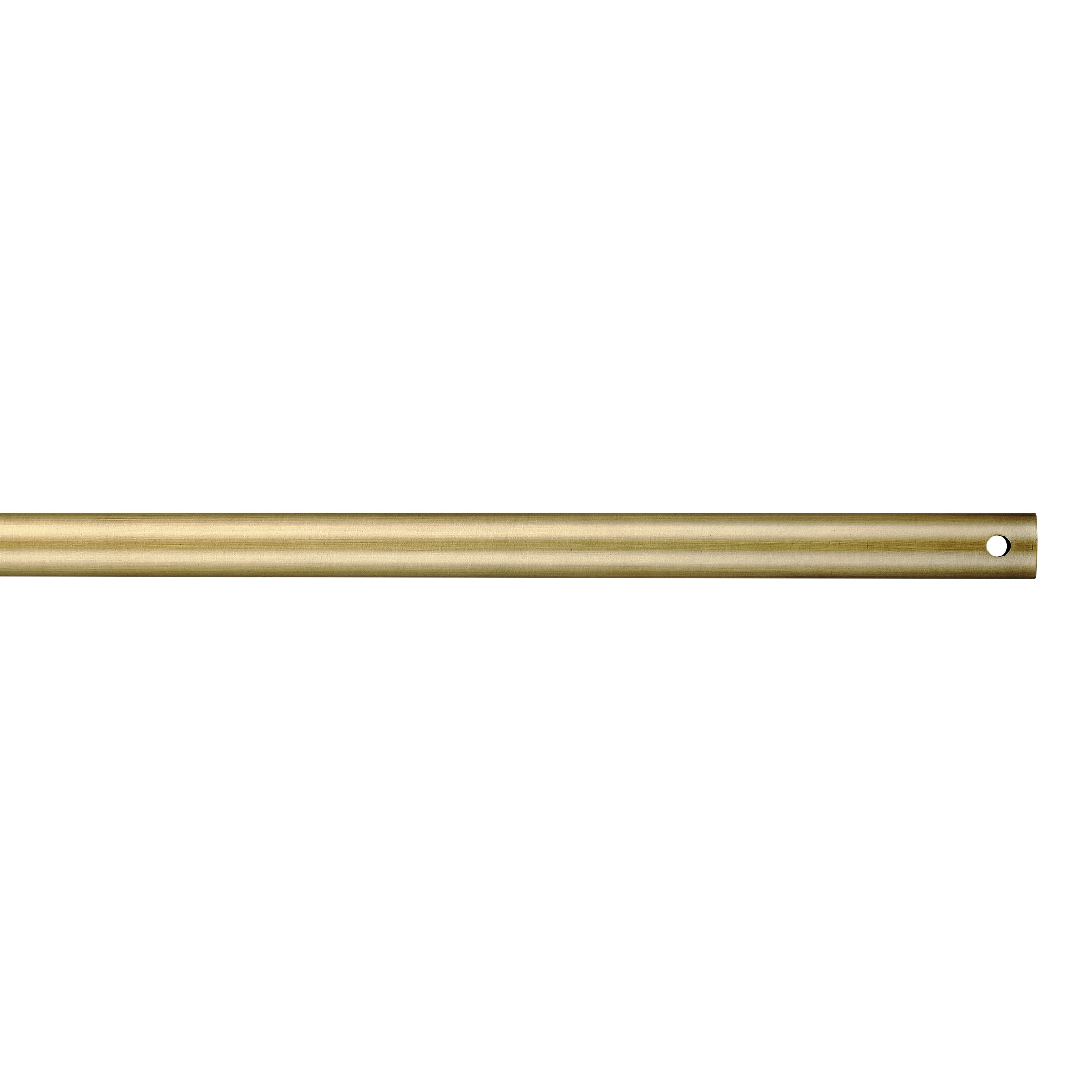 Generation Lighting DR12HAB 12-in Hand rubbed antique brass Steel Indoor/Outdoor Downrod