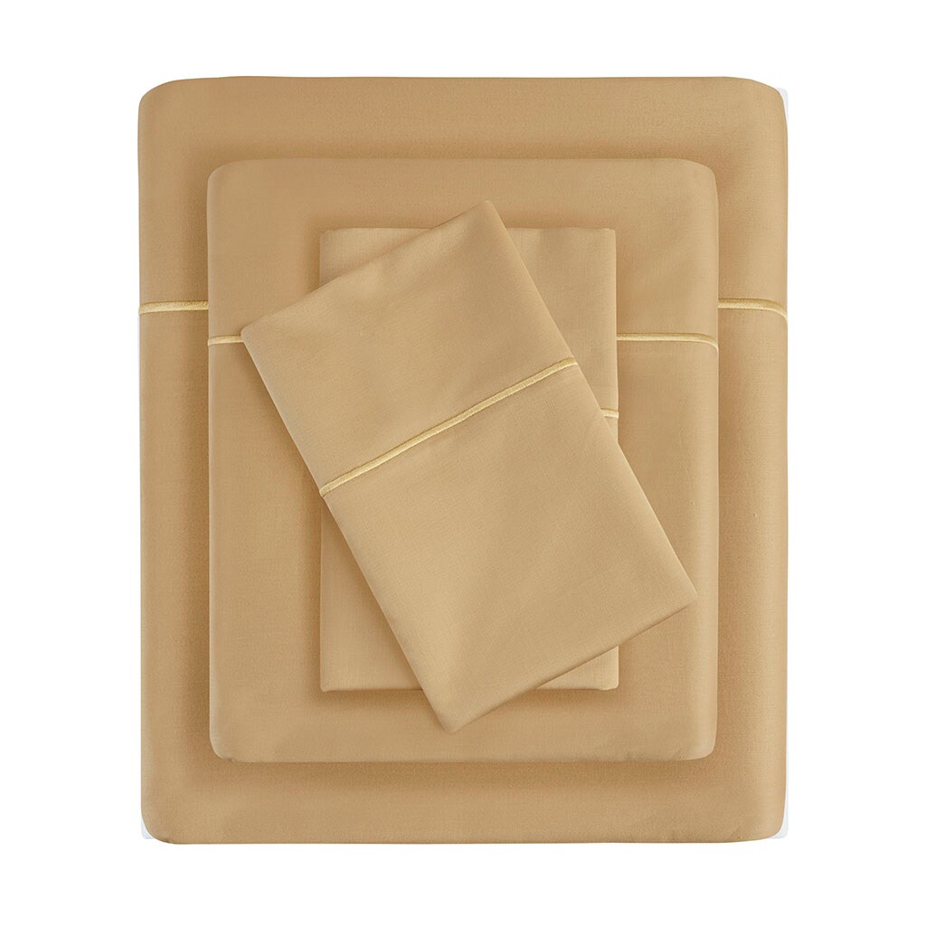 Gracie Mills GRACE-015-02TEHS Noelia 600 Thread Count Cotton Sheet Set