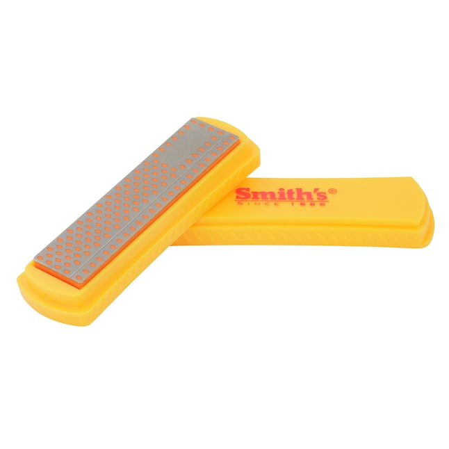 Smith's 4-in Diamond Sharpening Stone - Handheld Sharpener with Case in the  Sharpeners department at