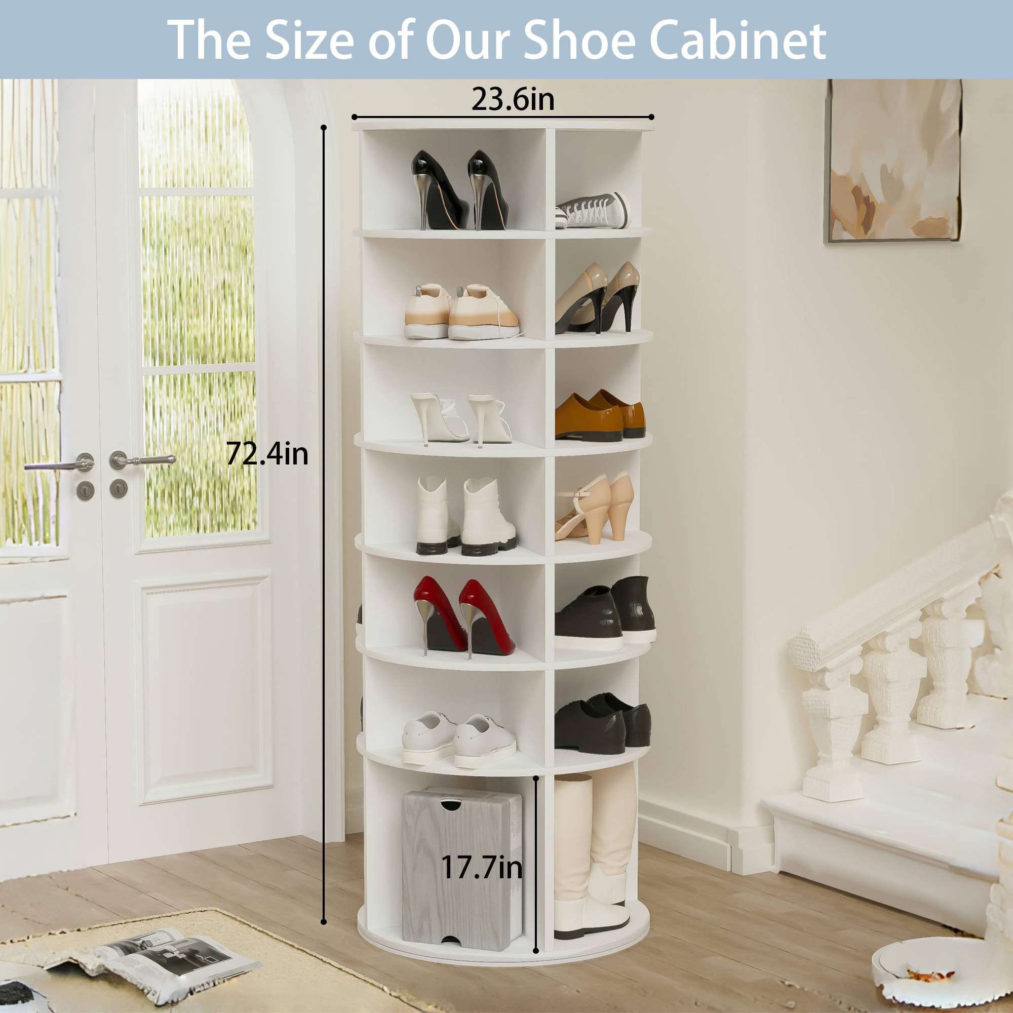 SINOFURN SYC080010BK Shoe-Racks - View #11