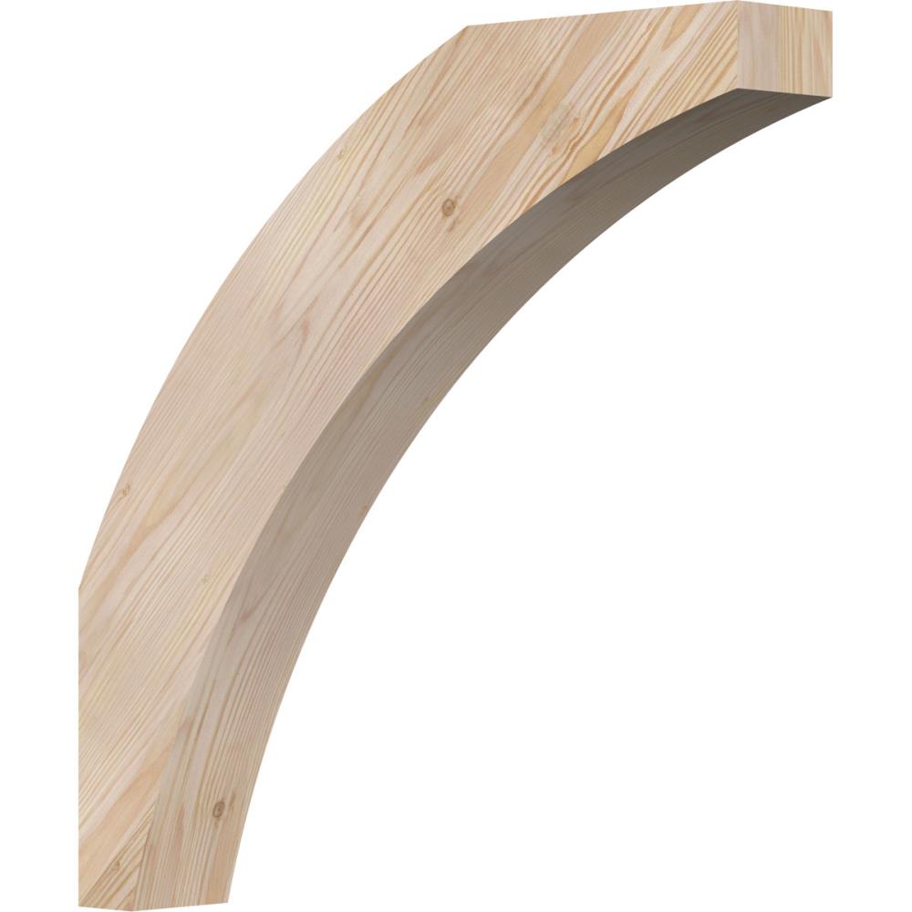 Ekena Millwork BRC04X22X22THR00SDF 3-1/2-in x 22-in x 22-in Douglas Fir Unfinished Wood Thorton smooth