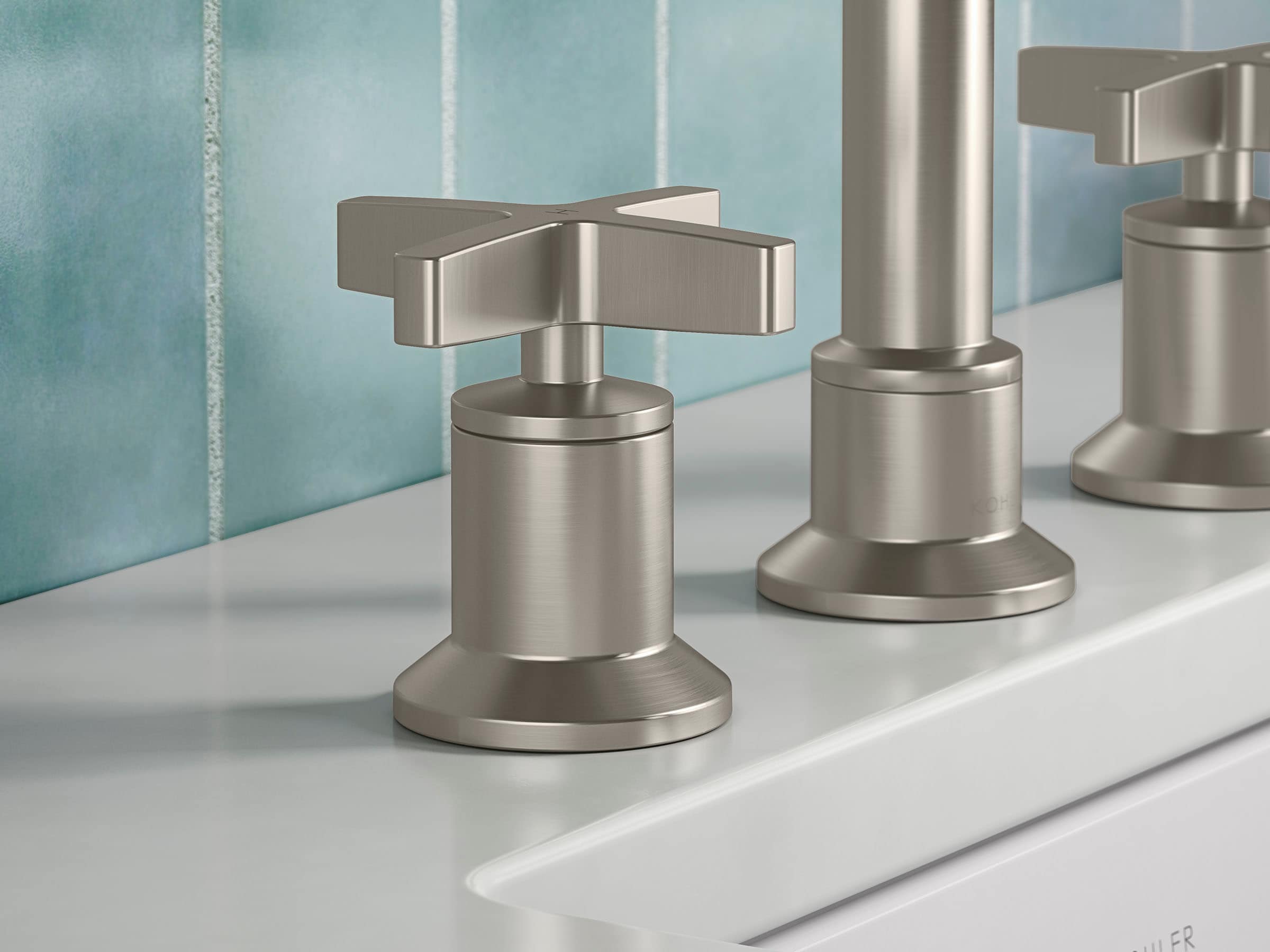 KOHLER REC28733-3D-BN Lavatory-Faucets - View #4