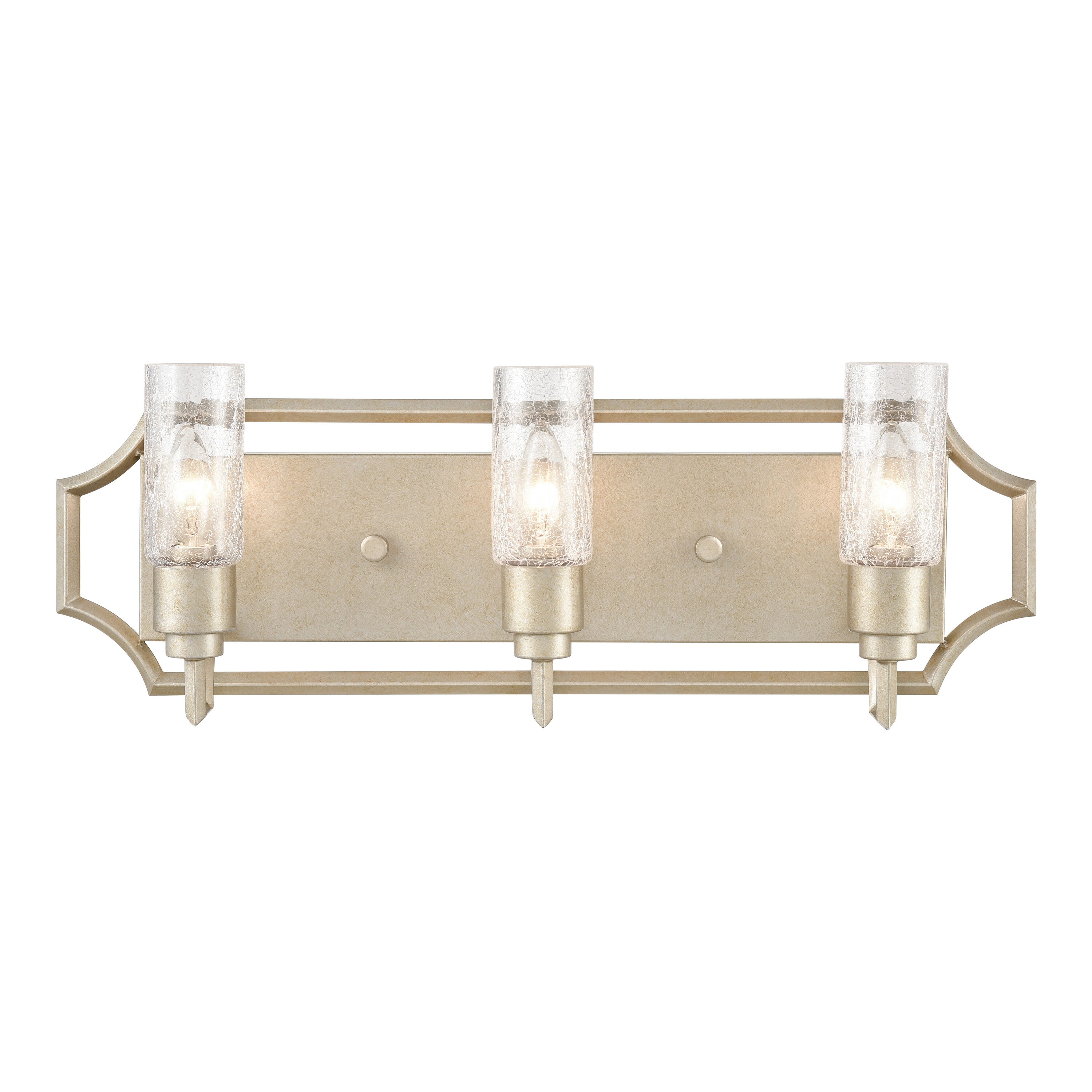 Spaced 25-in 3-Light Steel LED Transitional Vanity Light | - Westmore by ELK Lighting LWVL-220308082