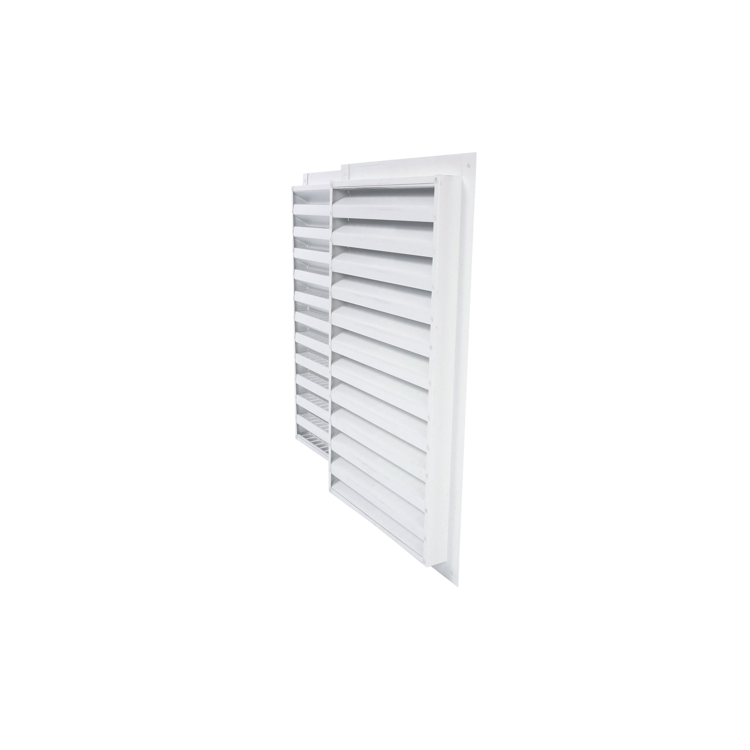81134 Air Vent 14 In Mill Aluminum Wall End Louver X 24 In FREE SHIPPING 