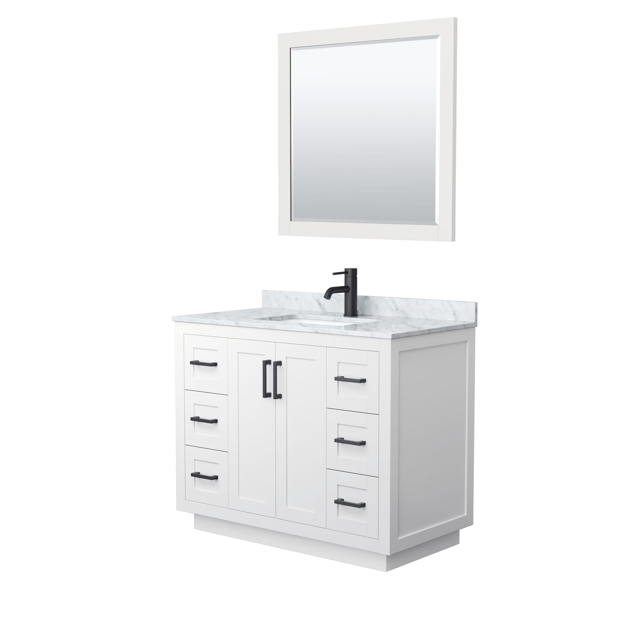 Wyndham Collection WCF292942SWBCMUNSM34 Bath-Vanity-Combo - View #2