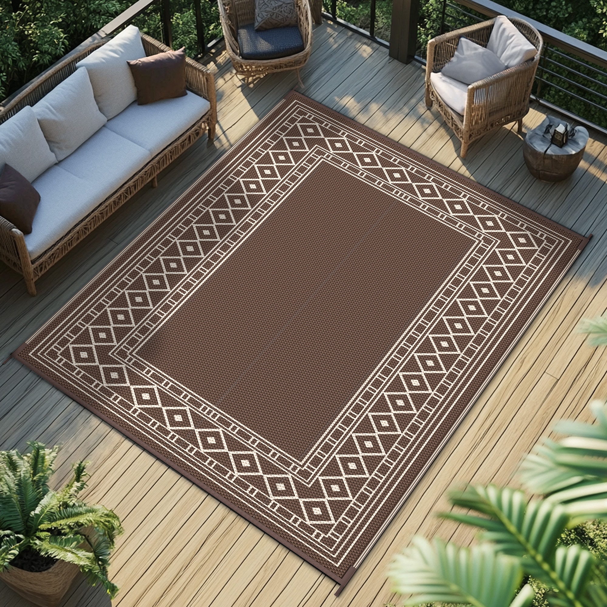 BAVNI PD25-COFFEEBEIGE-5X8 rugs - View #6