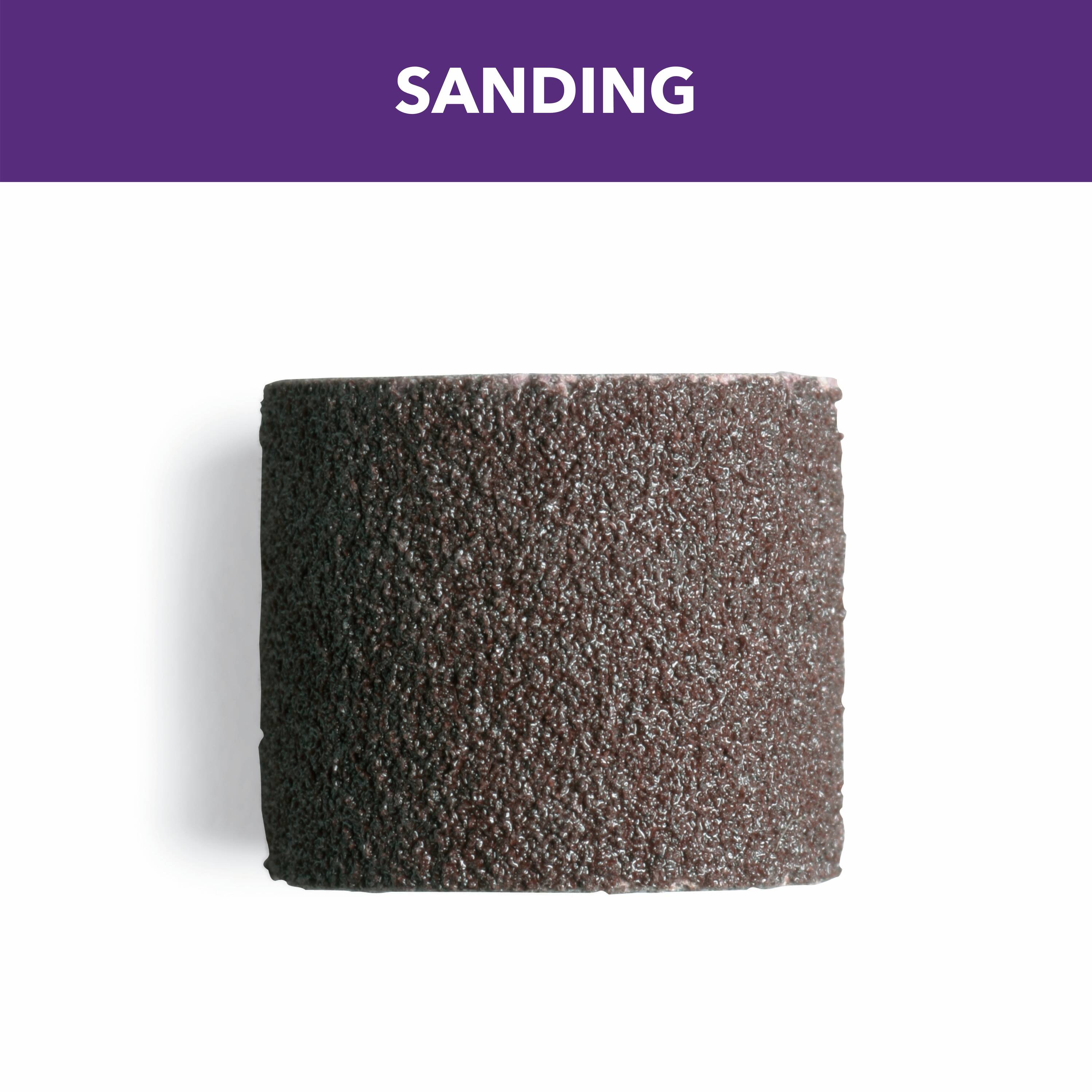 100PCS 80#-600# Grit Sanding Drums Sanders Bands Bits Dremel Accessories  Rotary Tool Grinding Sanding Bit Rotary Abrasive Tools