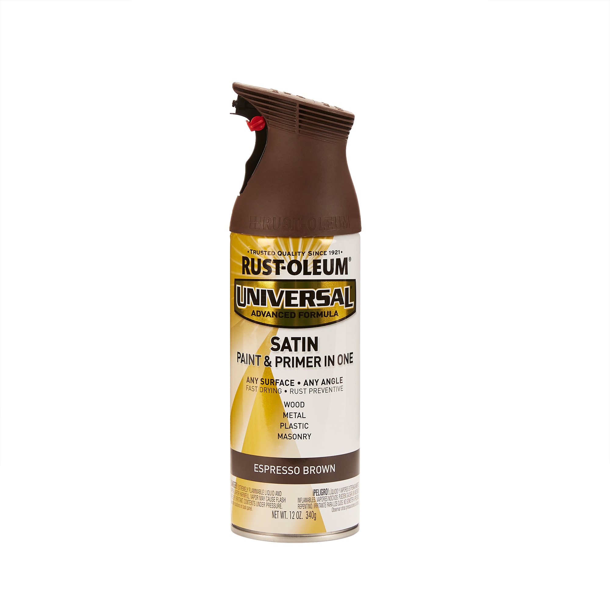 Rust-Oleum Universal Satin Espresso Brown Spray Paint and Primer