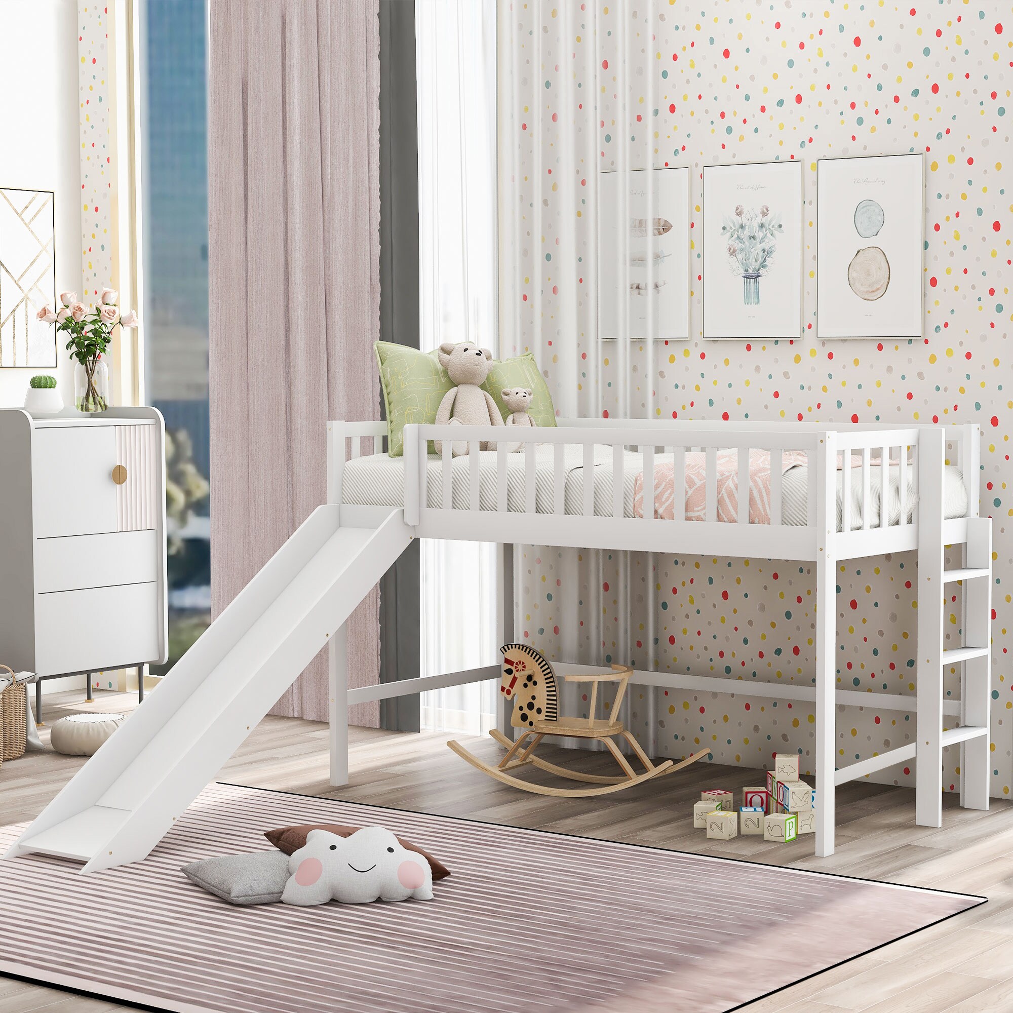 Dimakai DI-WM078AK3P Bunk-Beds - View #2
