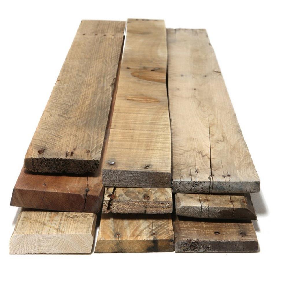 Dimensions 3.75-in x 1.98-ft Unfinished Pine Wall Plank (3.5-sq ft) in the  Wall Planks department at