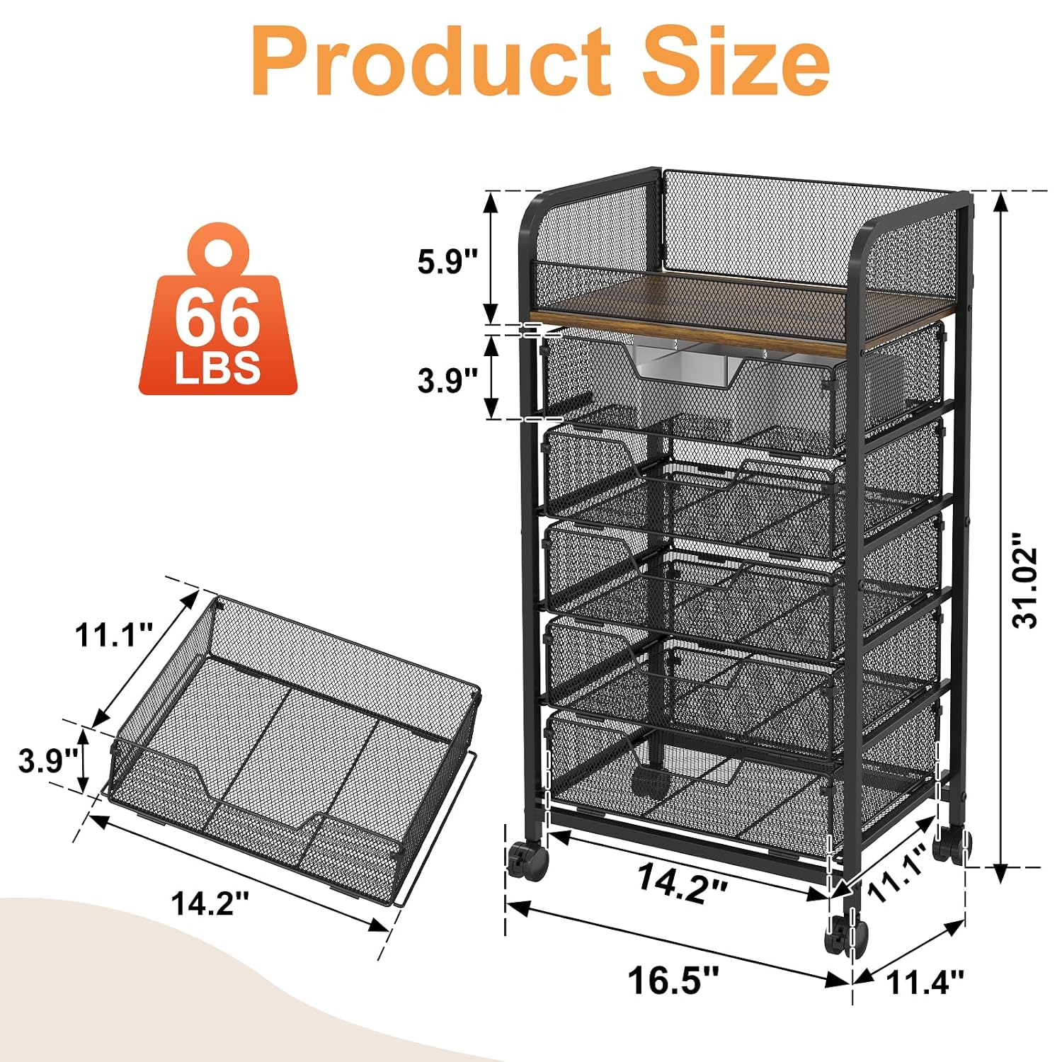 SPACELEAD SPMY1-B0GVF1KMCZ Utility-Carts - View #4