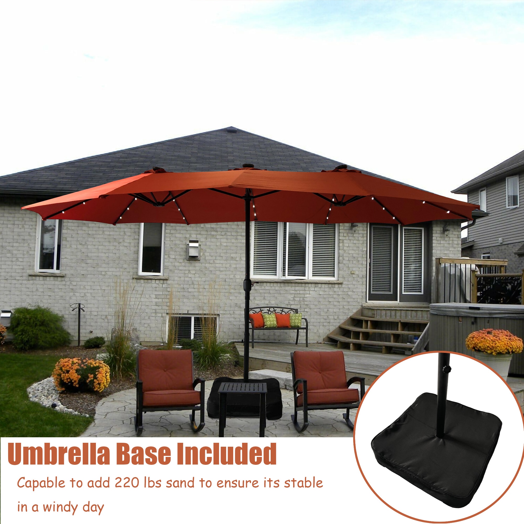 CASAINC WF-OP70084OR Umbrellas-2 - View #10