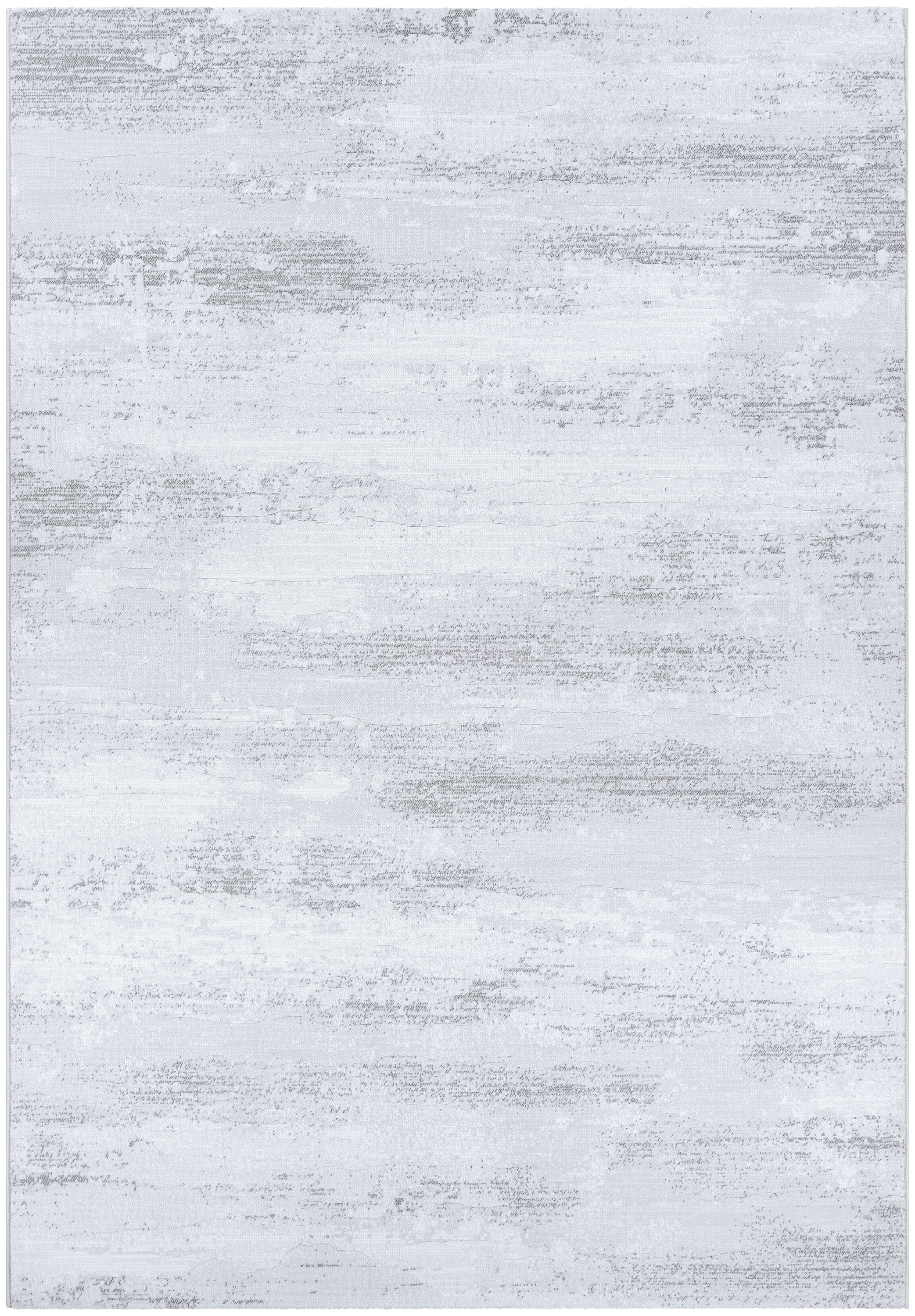 Couristan 51590911710109T Serenity 7 x 10 (ft) Polypropylene Light Grey-Opal Rectangular Indoor Abstract Area rug