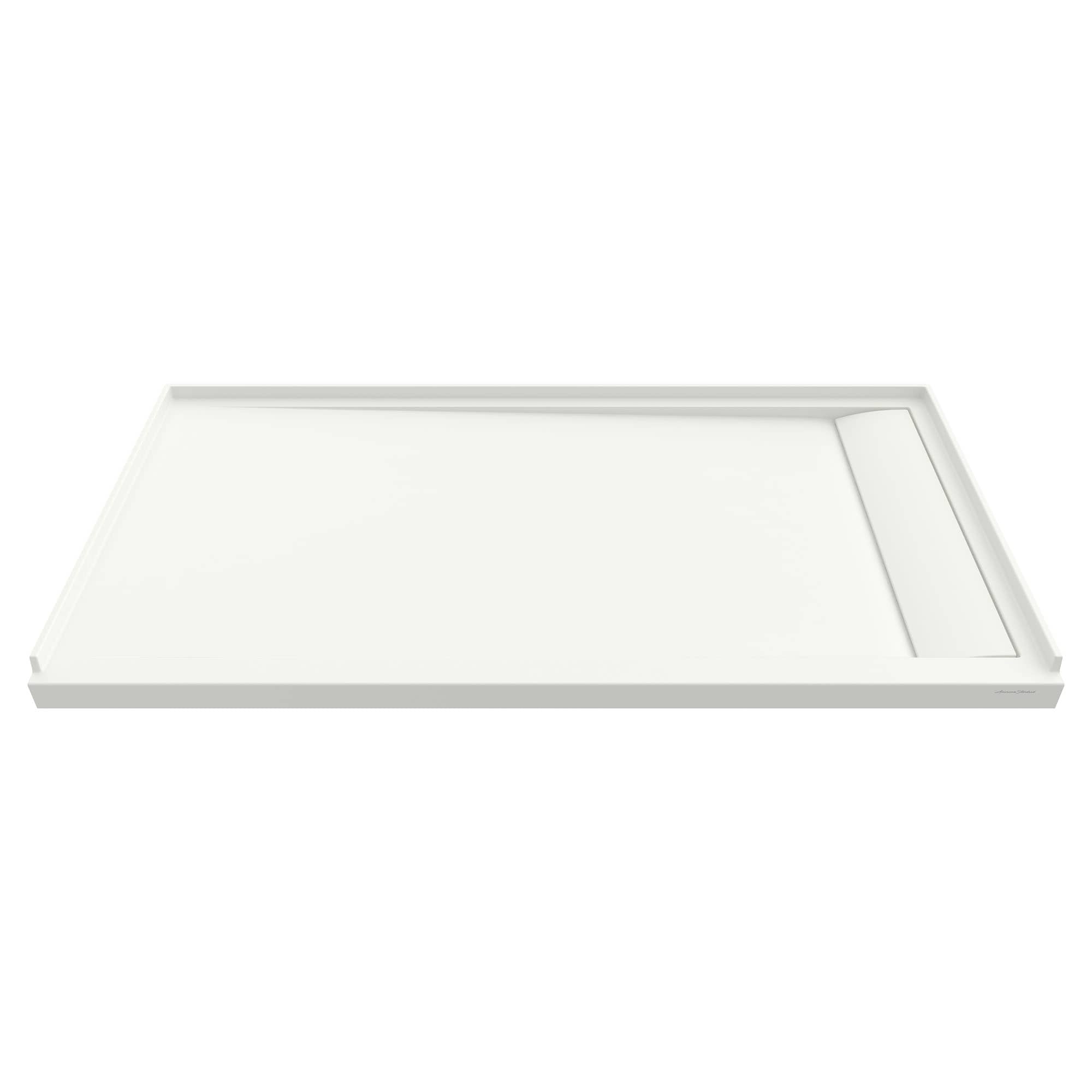 American Standard 6032SM-RHOL.218 Townsend 32-in W x 60-in L White Single Threshold Rectangle Shower pan base with 1-in H Threshold (Right Drain)