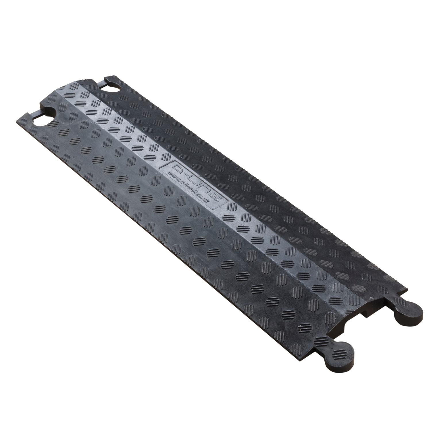 D-Line 30-in x 5.25-in Plastic Black Straight Channel Cord Cover