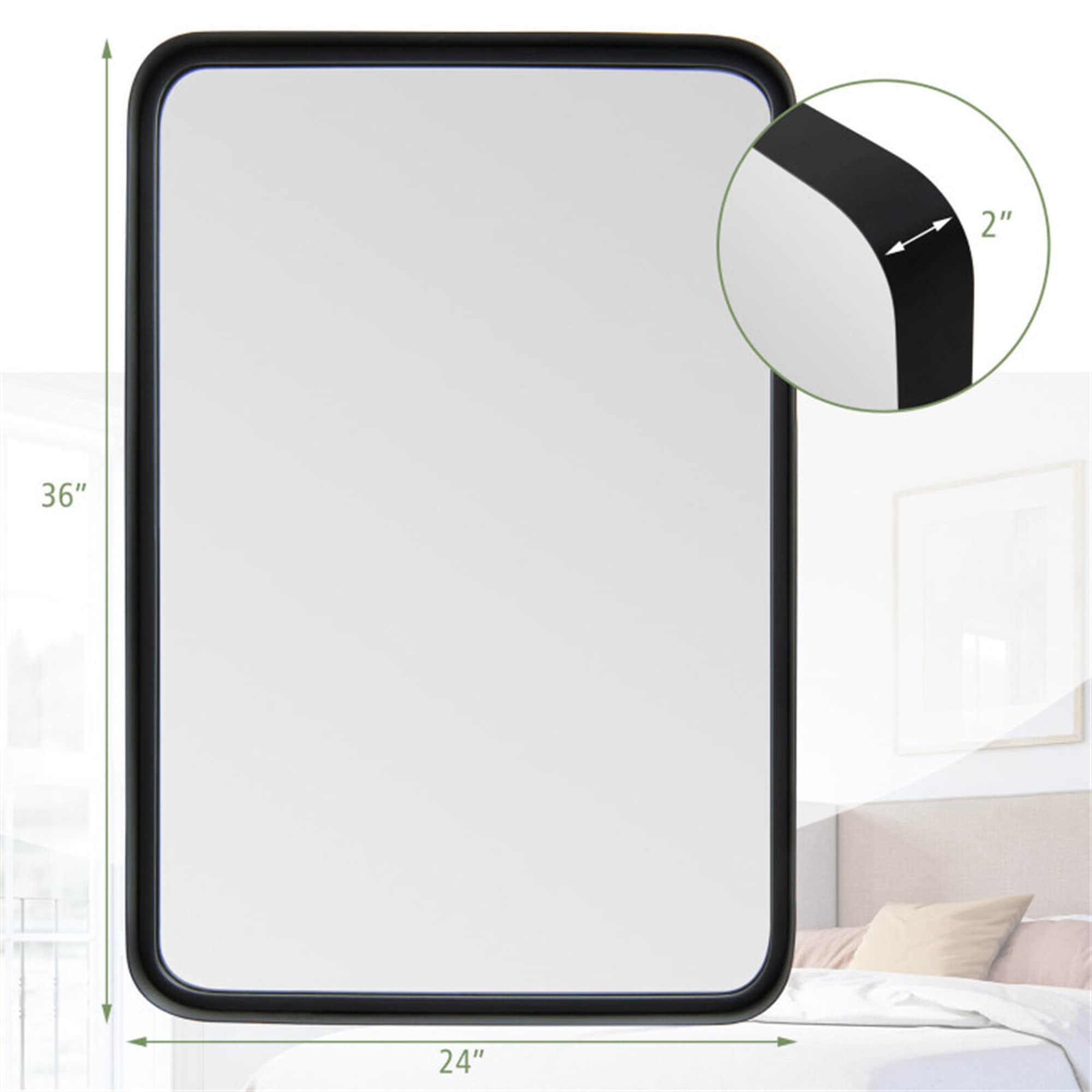 BABOOM BOM-298BK-L-CO Framed-Bath-Mirrors - View #3