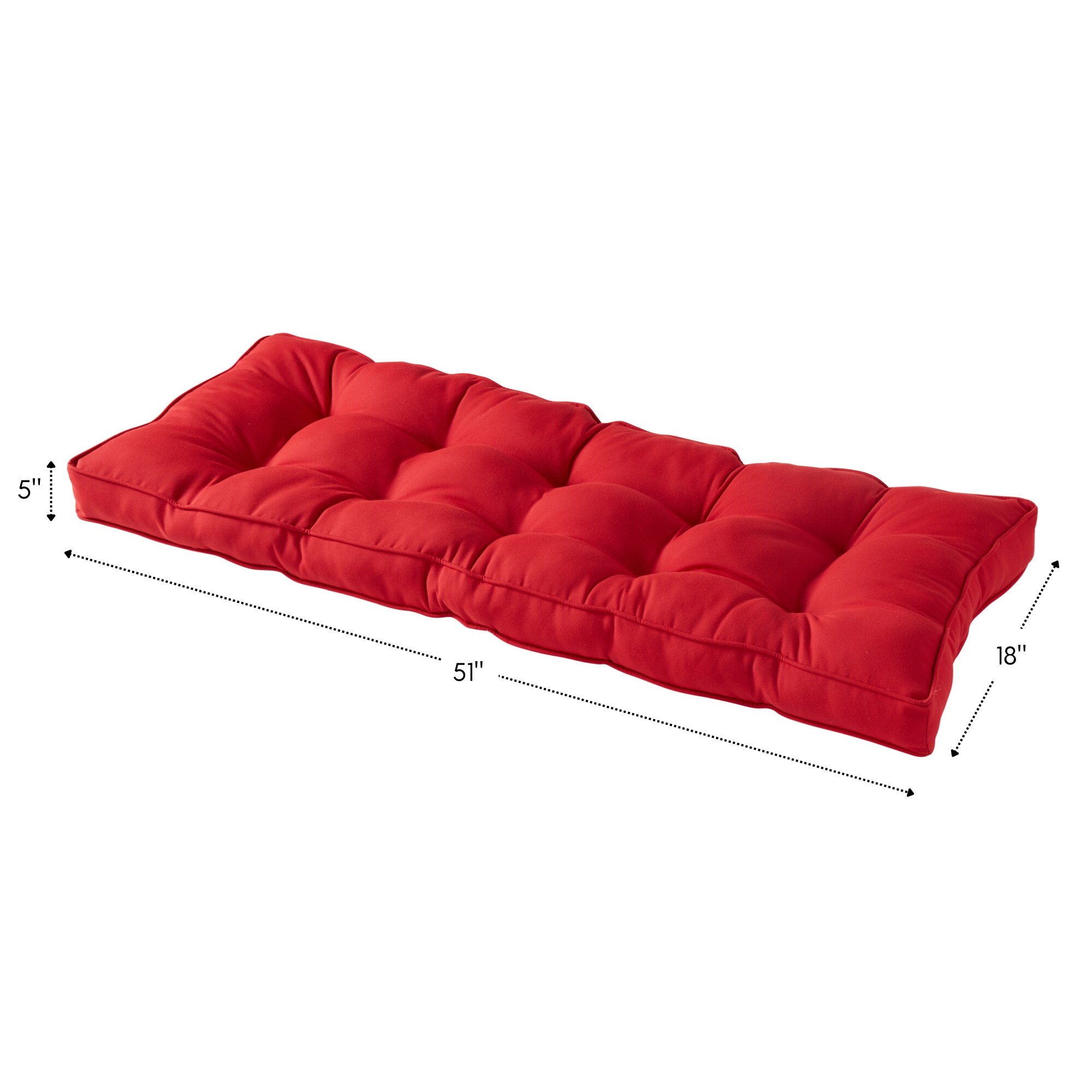 Greendale Home Fashions SC5812-JOCKEYRED Patio-Furniture-Cushions - View #7