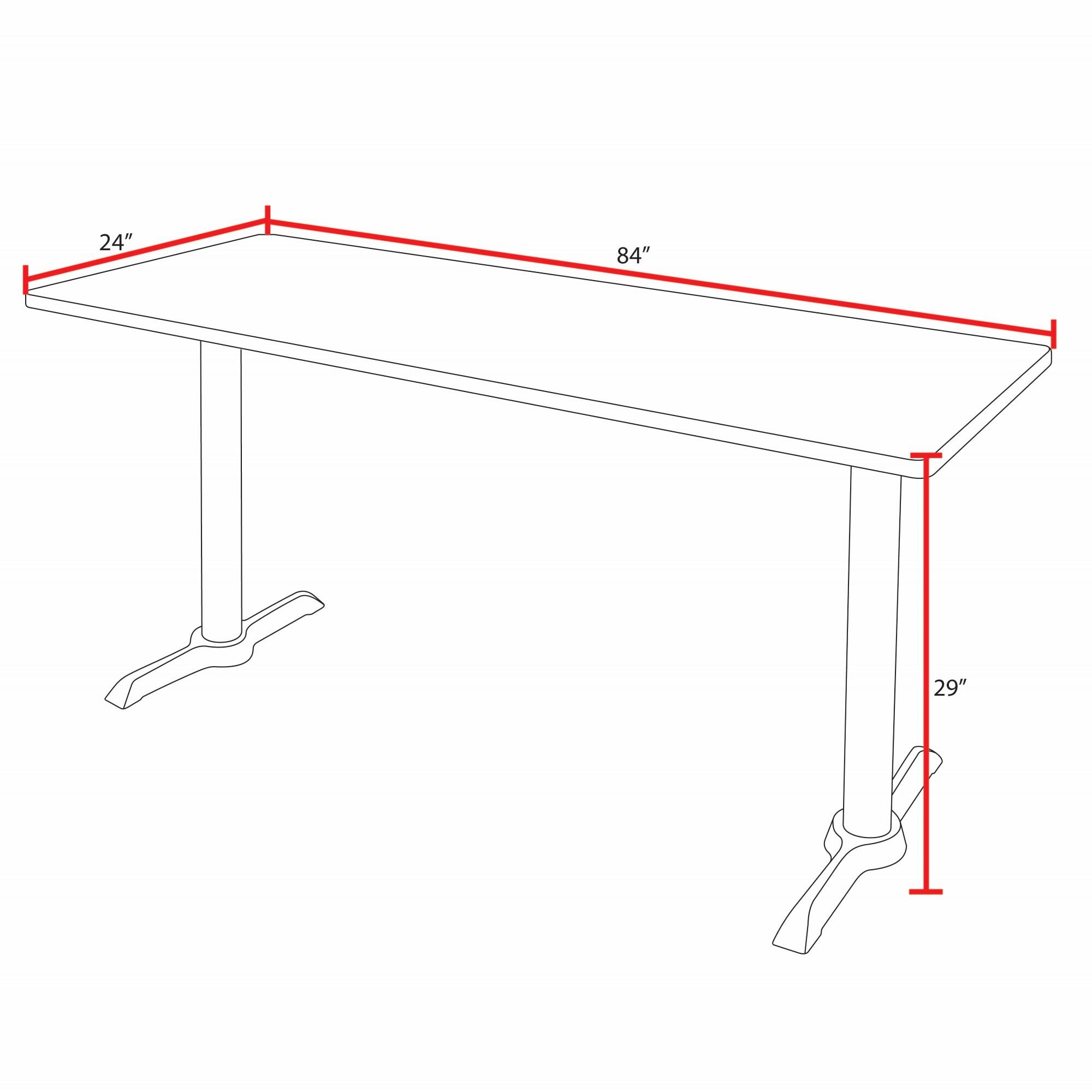 Regency MTRCT8424PL44BK Office-Tables - View #7
