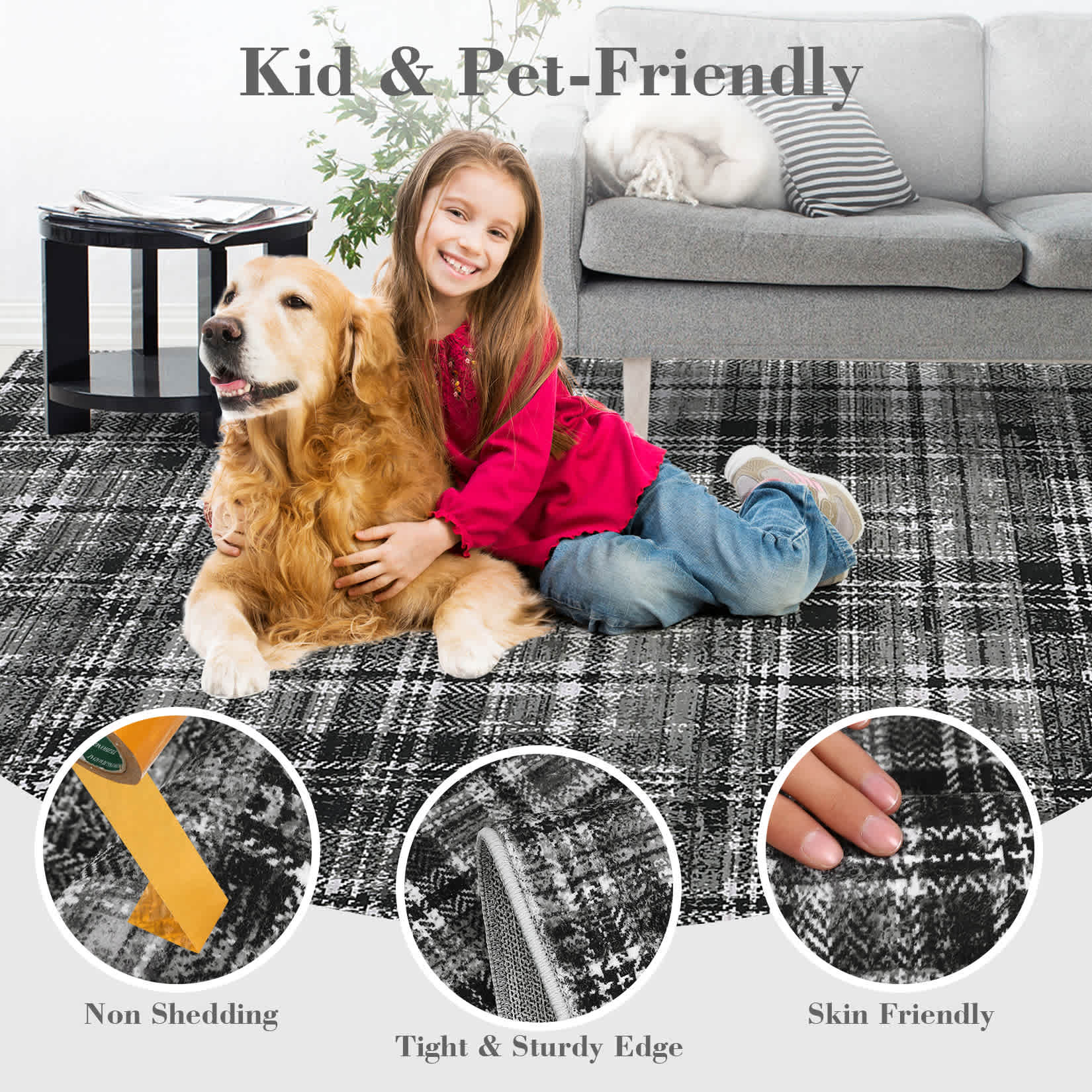 Qeetex SUNNY-PHO-13CG7EDT rugs - View #7