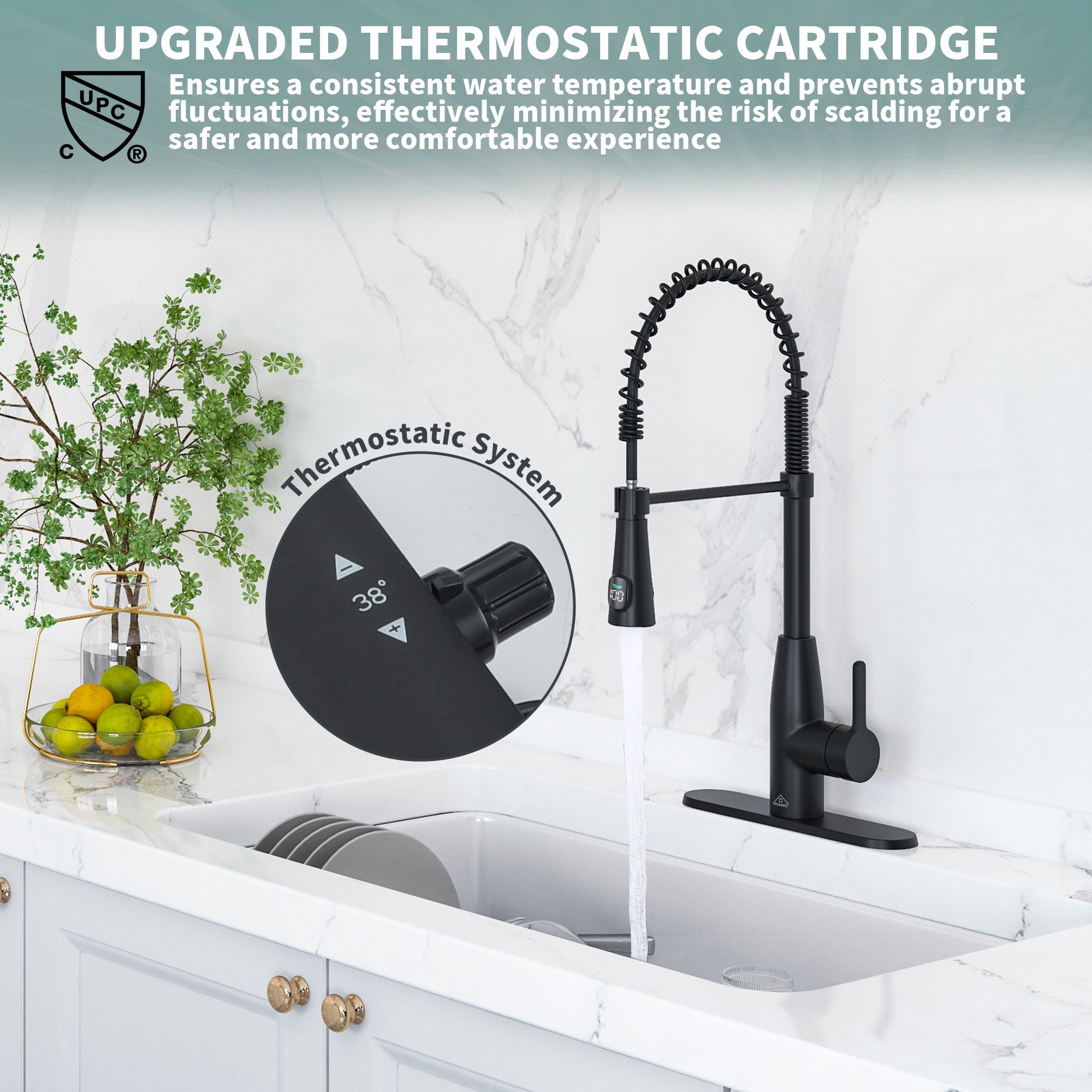 Mondawe MD-D91-BN Kitchen-Faucets - View #8