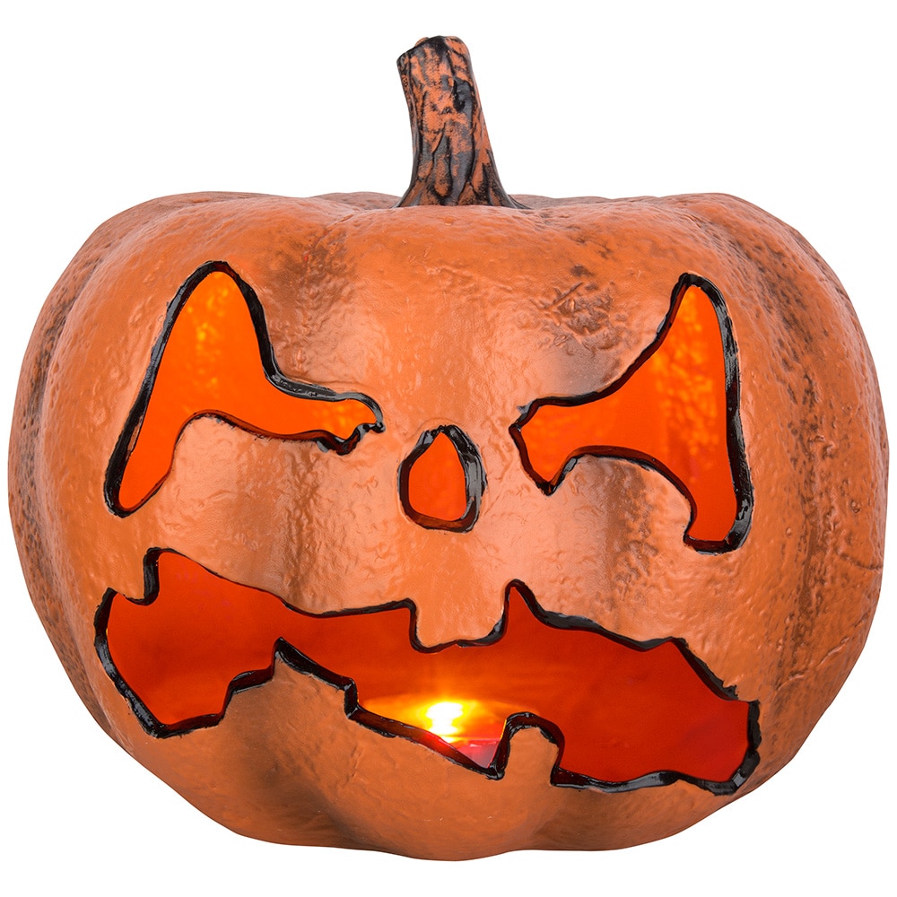 Haunted Living 226297 9.45-in Tabletop Lighted Jack-o-lantern Door decoration
