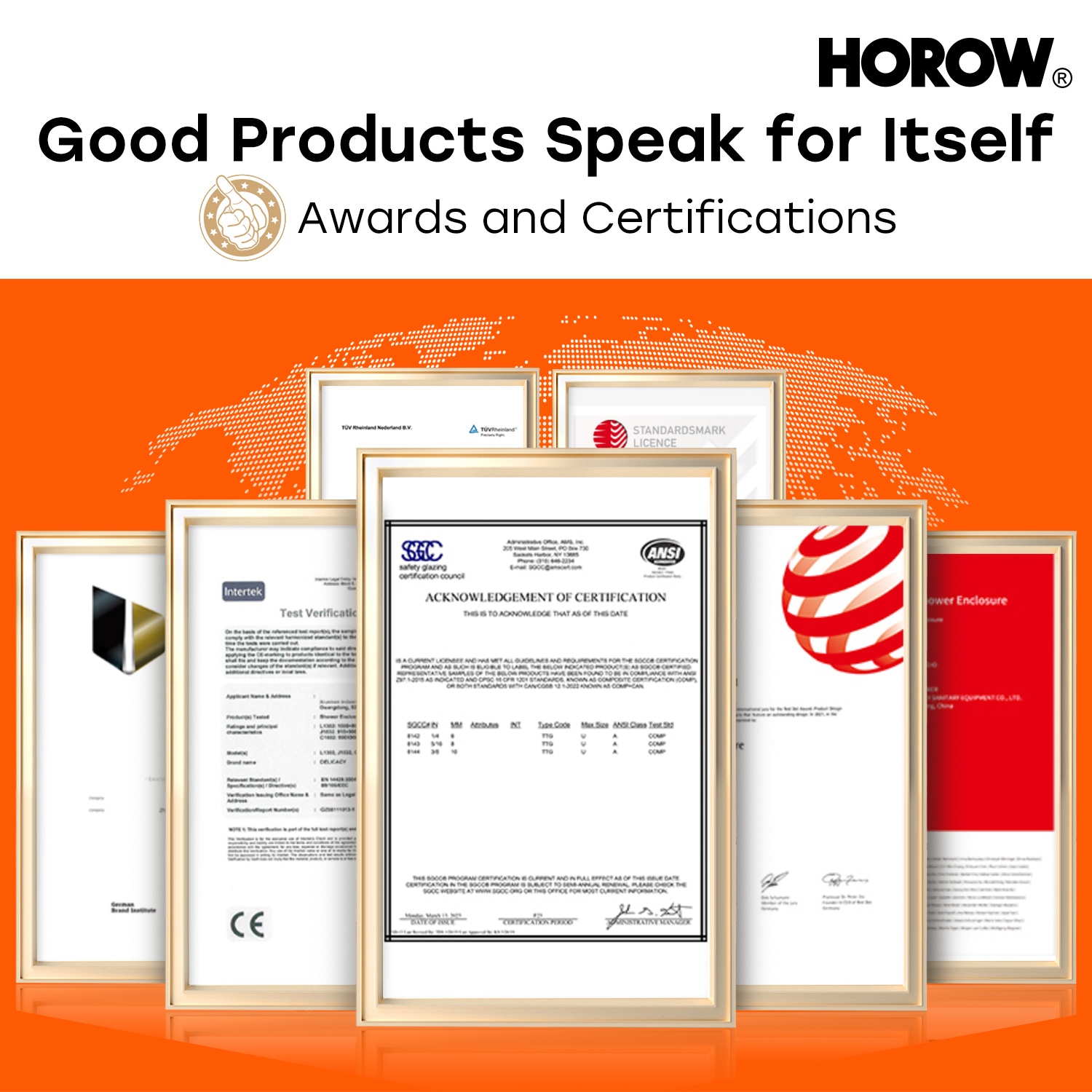 HOROW HR-BE6060-MB Bathtub-Doors - View #17