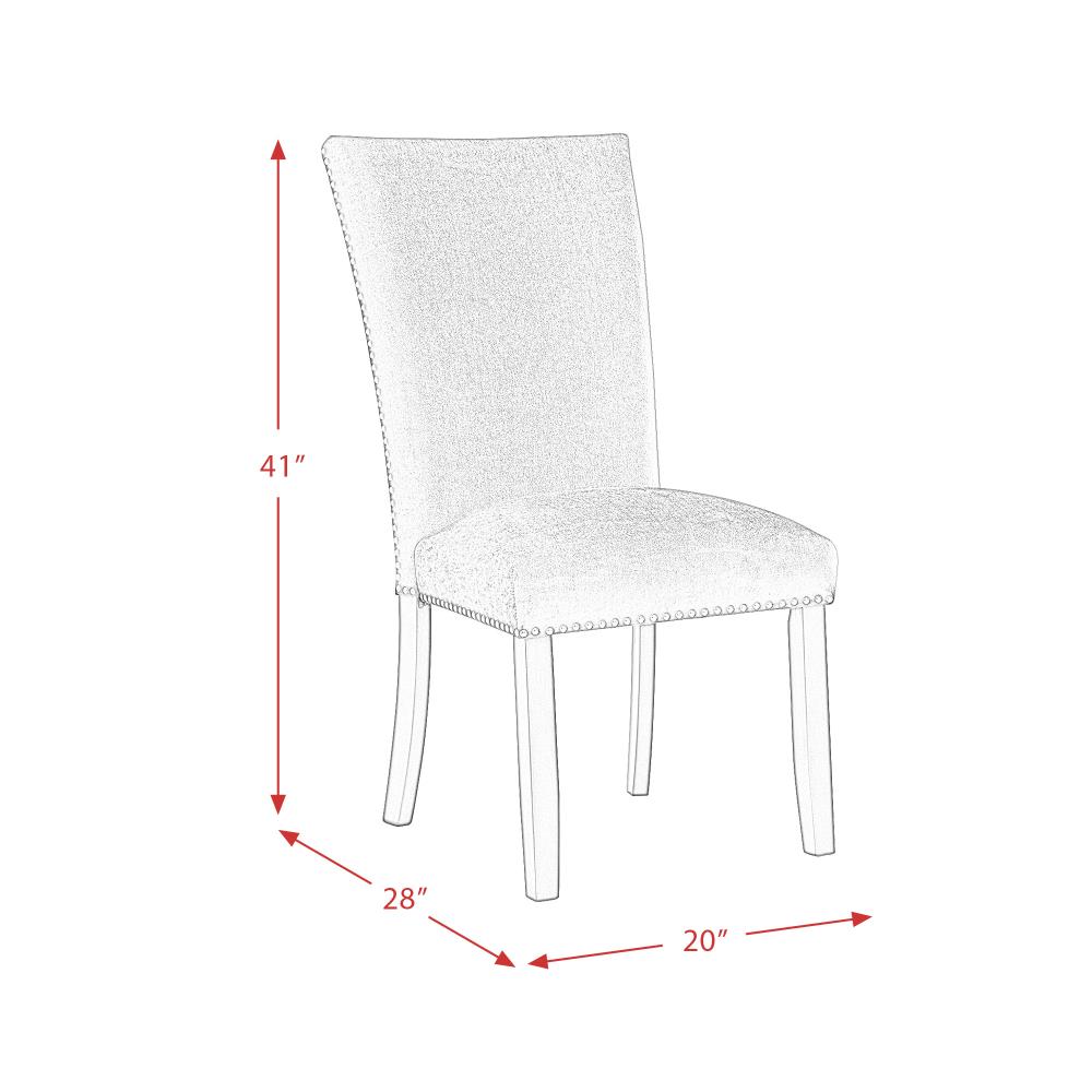 Karson High Back Upholstered Chair Natural - Picket House Furnishings :  Target