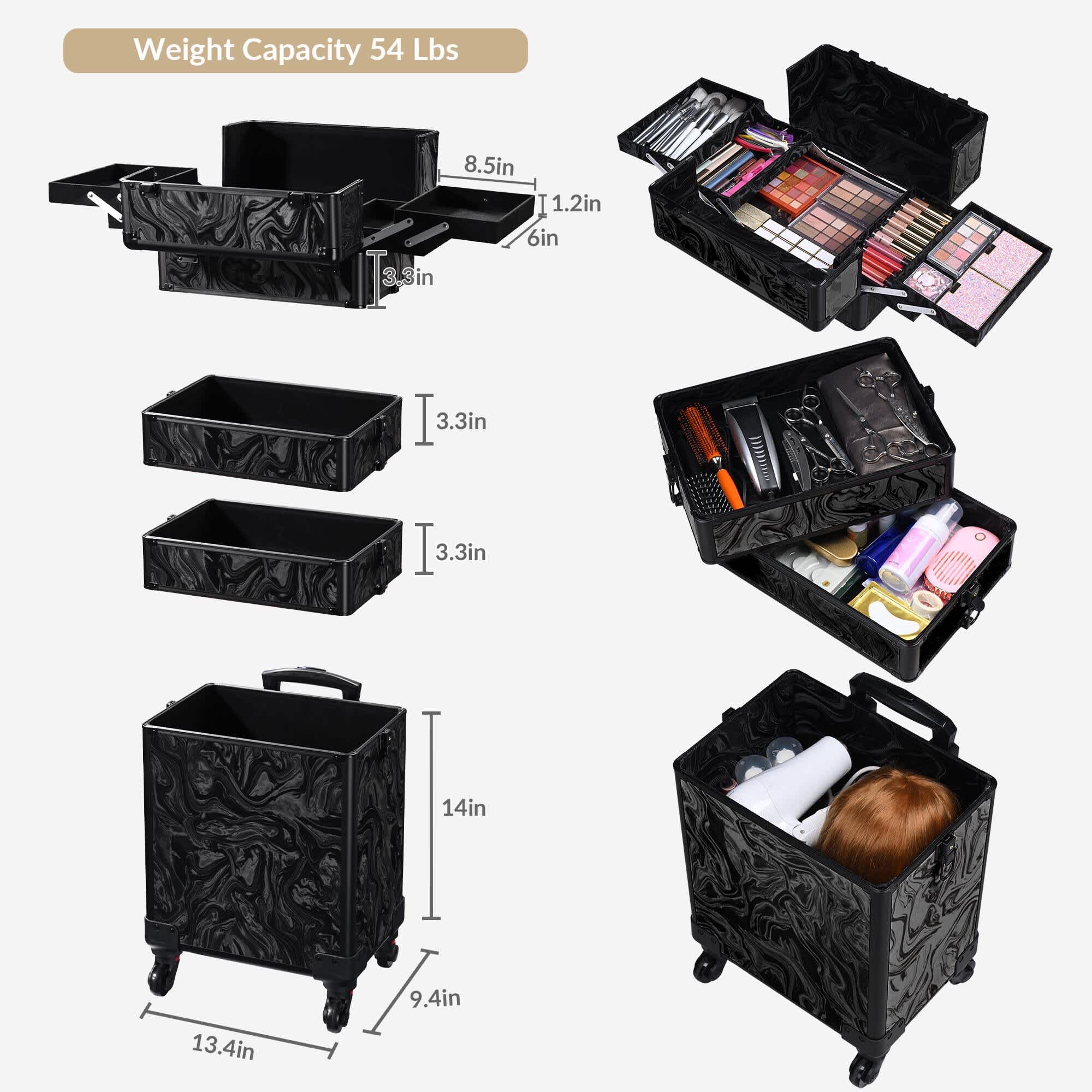 Yescom 12MKCSET-28LS-C06-LO Luggage-And-Luggage-Sets - View #2