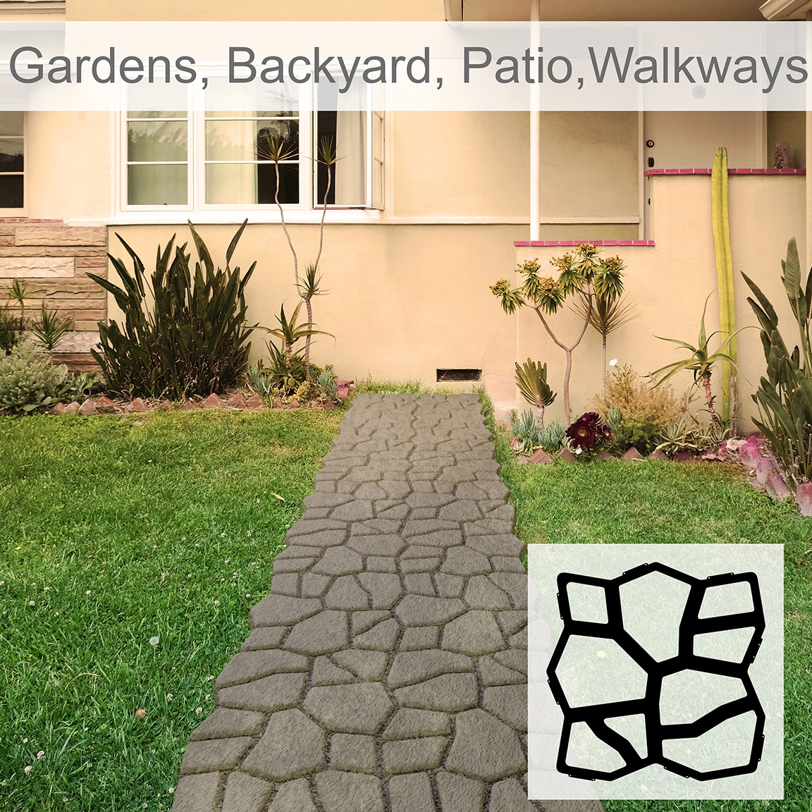 Project Source EP STONE 1 Concrete-Walkway-Molds - View #3