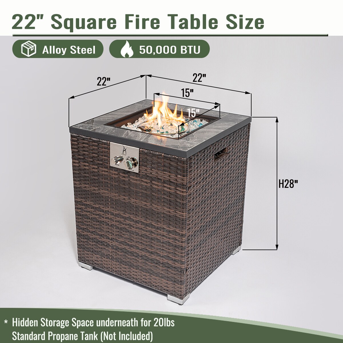 Bybafun YA6400119 Outdoor-Gas-Firepits - View #16