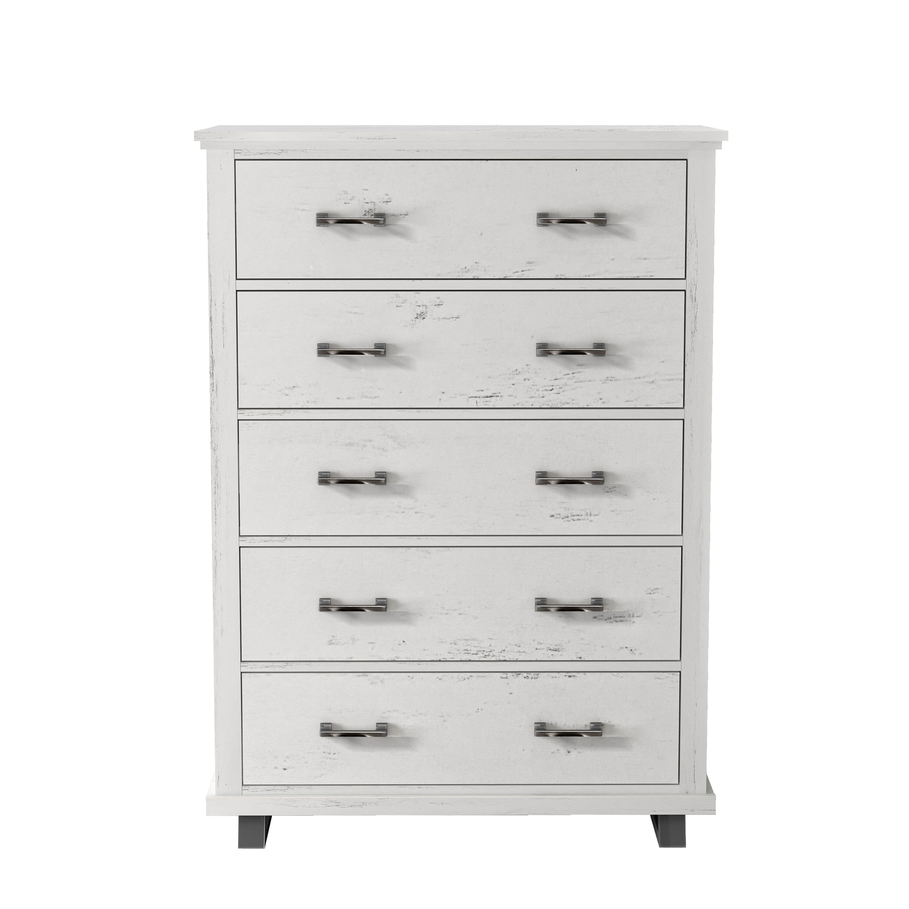 Festivo Antique White 5 -Drawer 38-in Standard chest