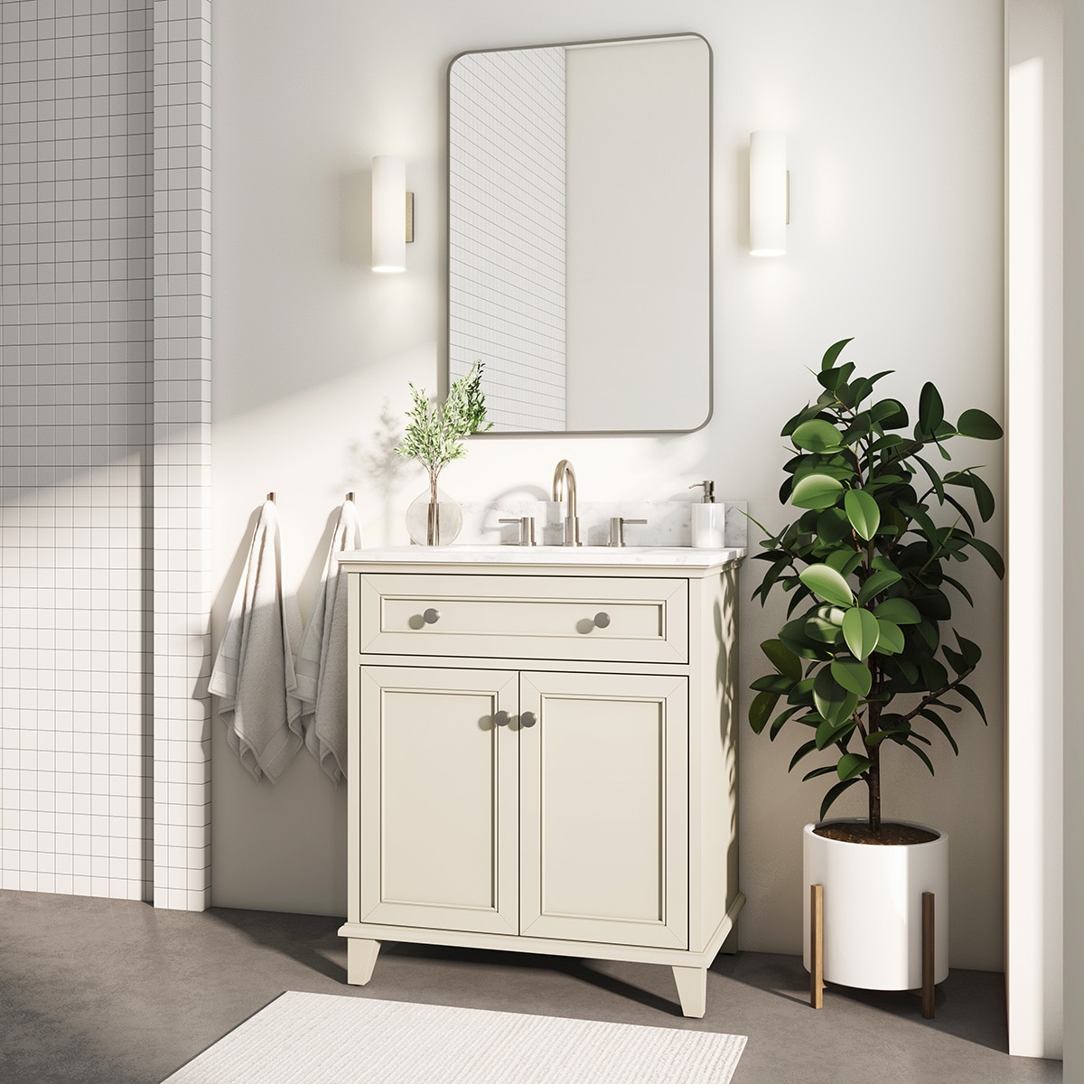 allen + roth LOWE30VLN Bath-Vanity-Combo - View #4