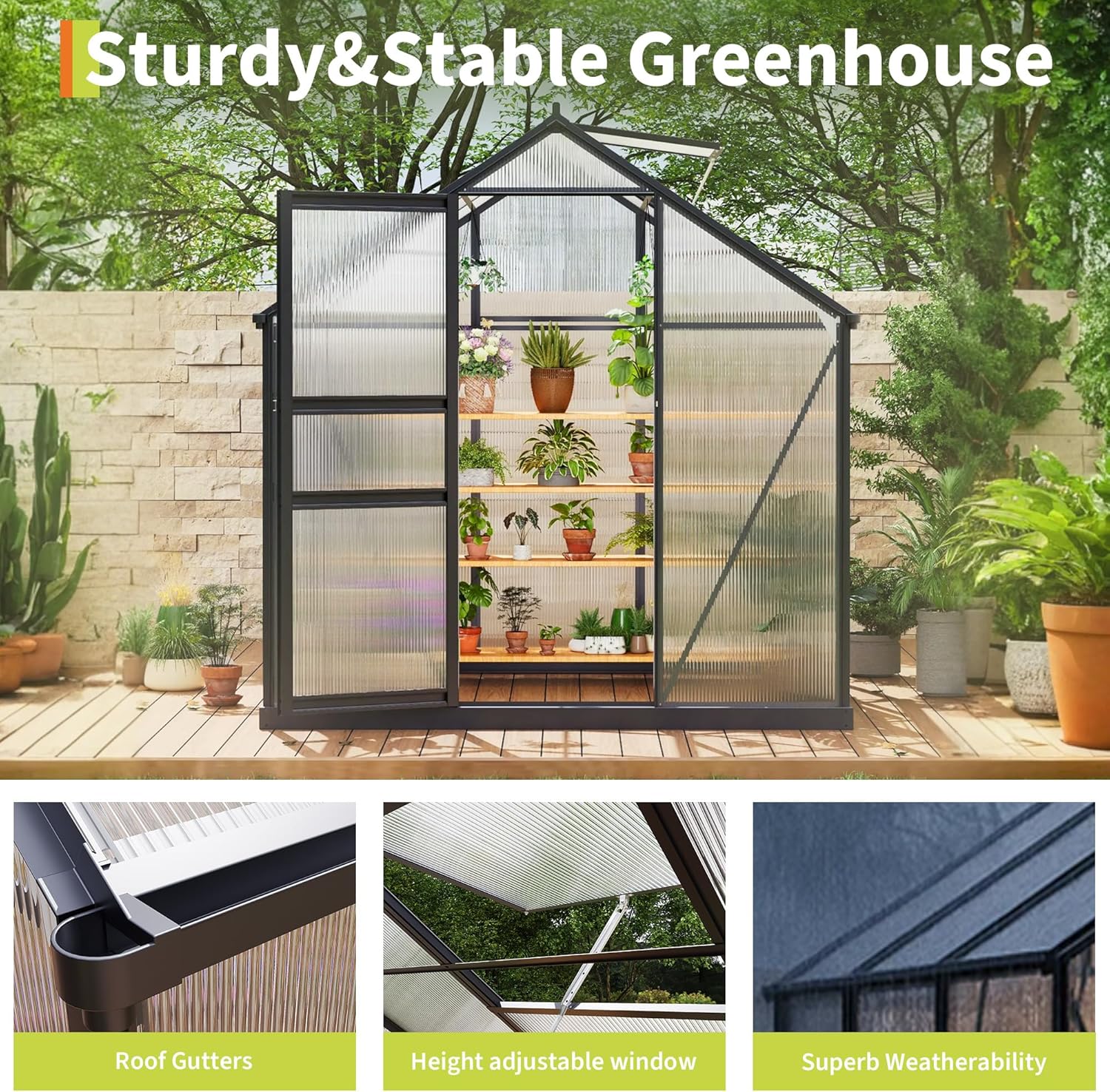 GAOMON LSPPJOK-4WXGRM9C70 greenhouses - View #5