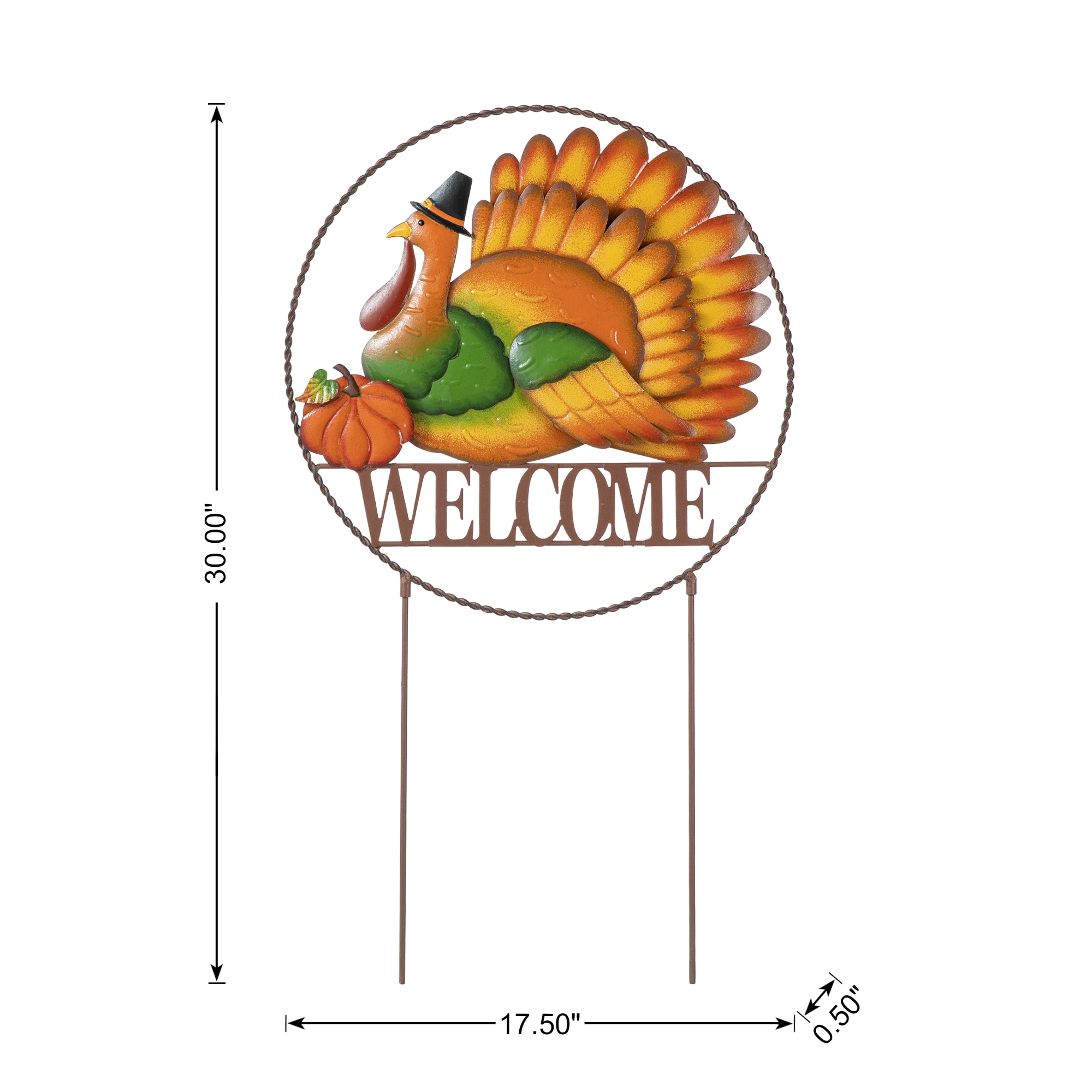 Glitzhome 2020300019 Indoor-Thanksgiving-Decor - View #3