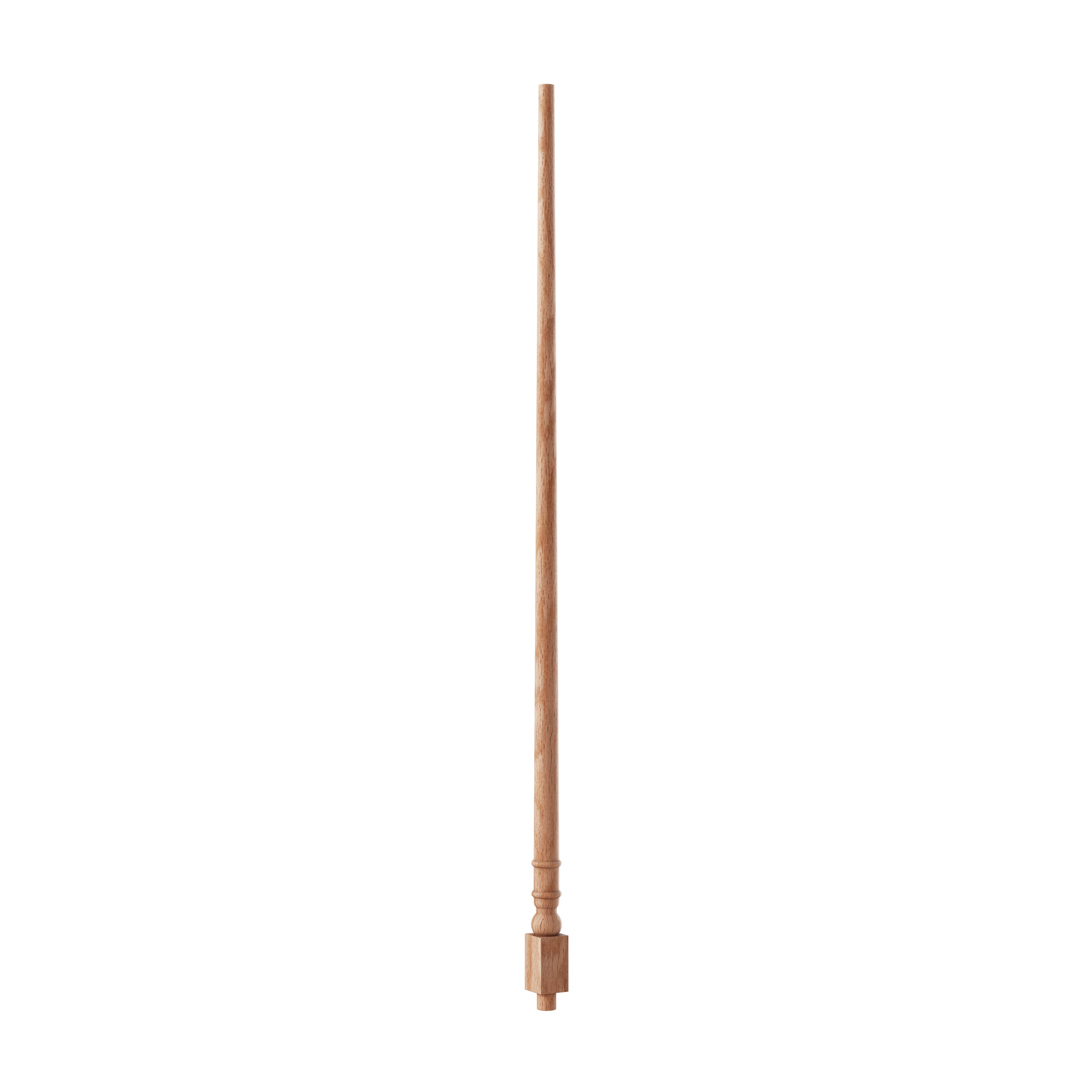 Crown Heritage 451589234 34-in x 1.25-in Colonial Unfinished Red Oak Pin Top Turned Stair Baluster