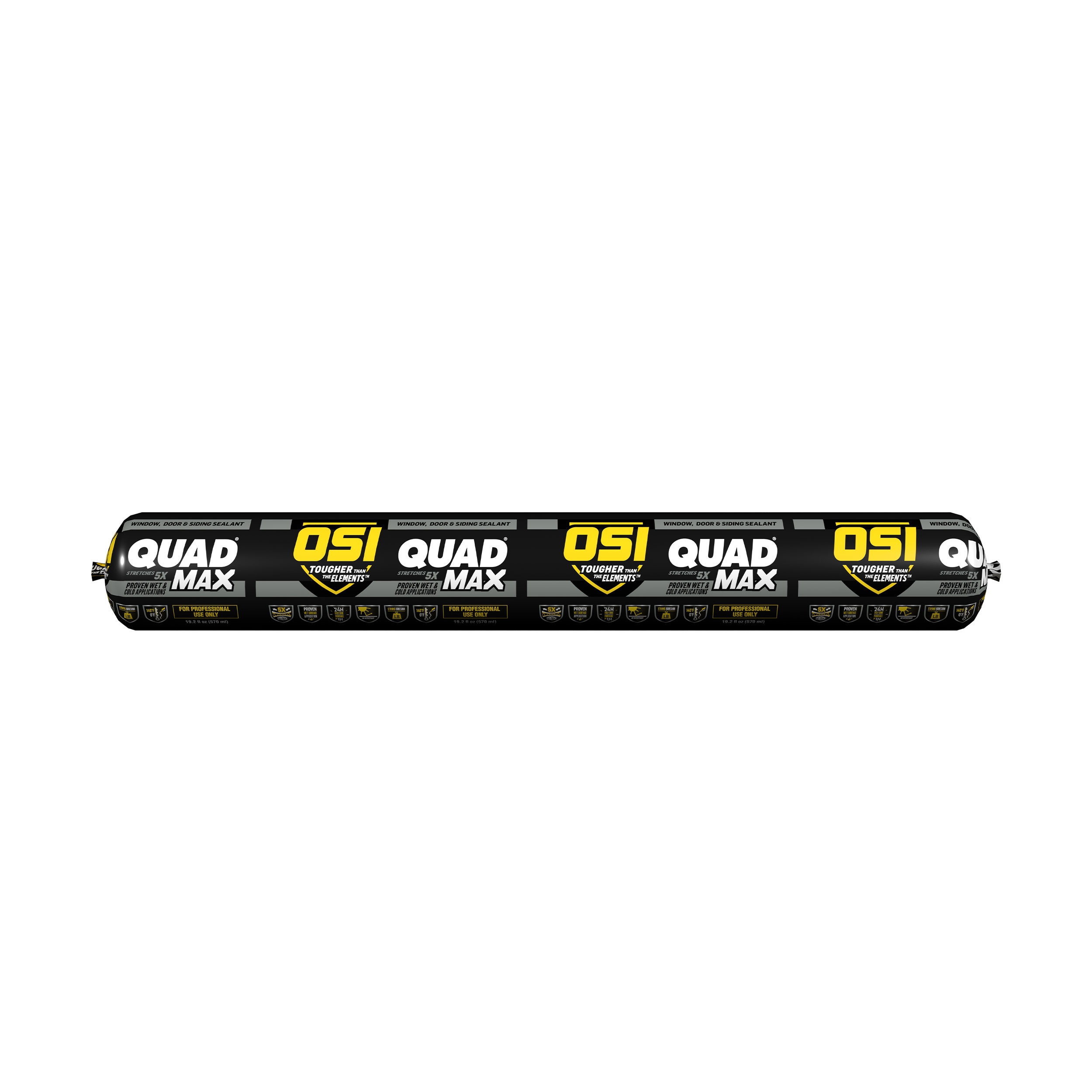 OSI 2058483 Quad Max 20-oz Window door White Paintable Advanced Sealant Caulk