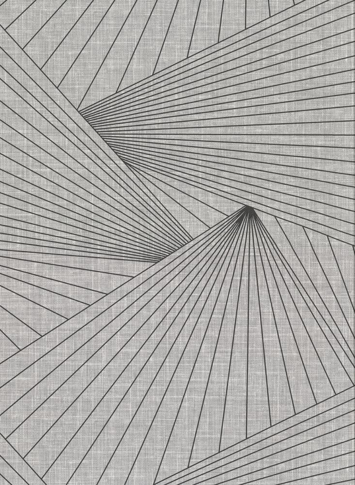 Warner Textures 2921-50400 60.8-Sq. Feet Grey Vinyl Textured Novelty 3D Unpasted Wallpaper