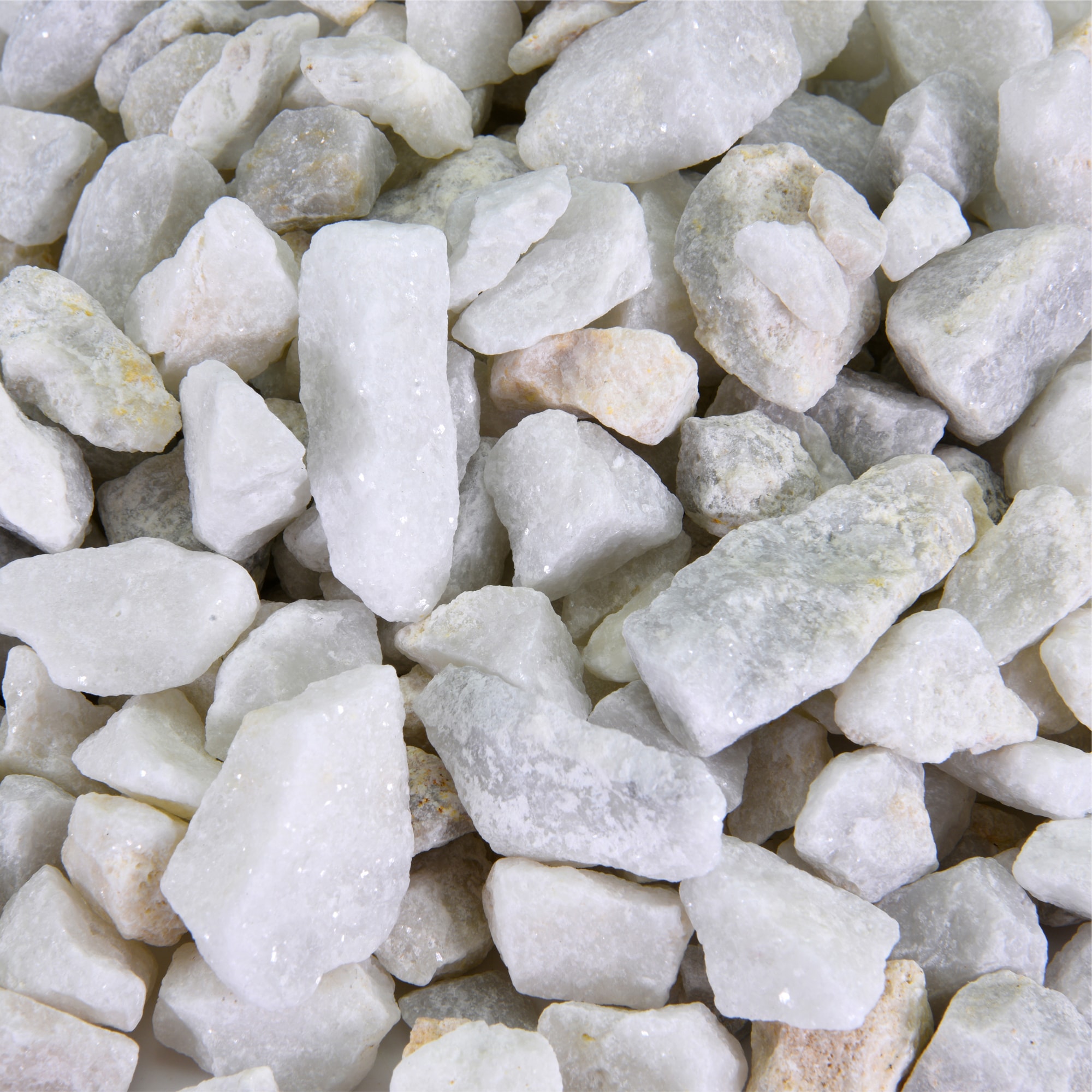 Yard Elements YDE002-0292LW 14 Cubic feet 1000-lbs. White Crushed stone ( 0.5 - 3.0-in Rock Size )