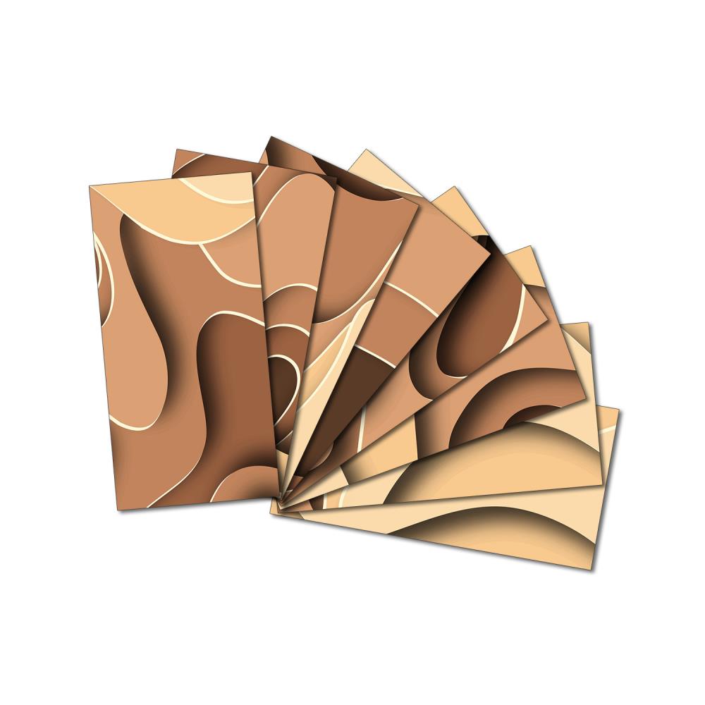 Instant Mosaic 0700101 Upscale Designs 64-Pack Multicolor 3-in x 6-in Glossy Glass Random Wall Tile