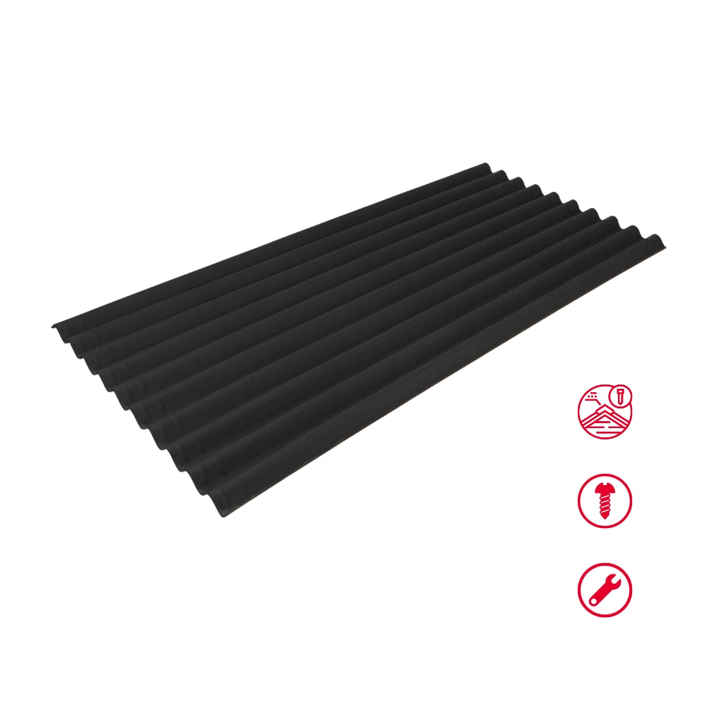 Corrugated Polycarbonate Roofing Sheet - Clear - 0.047 x 48 x 96 – Falken  Design